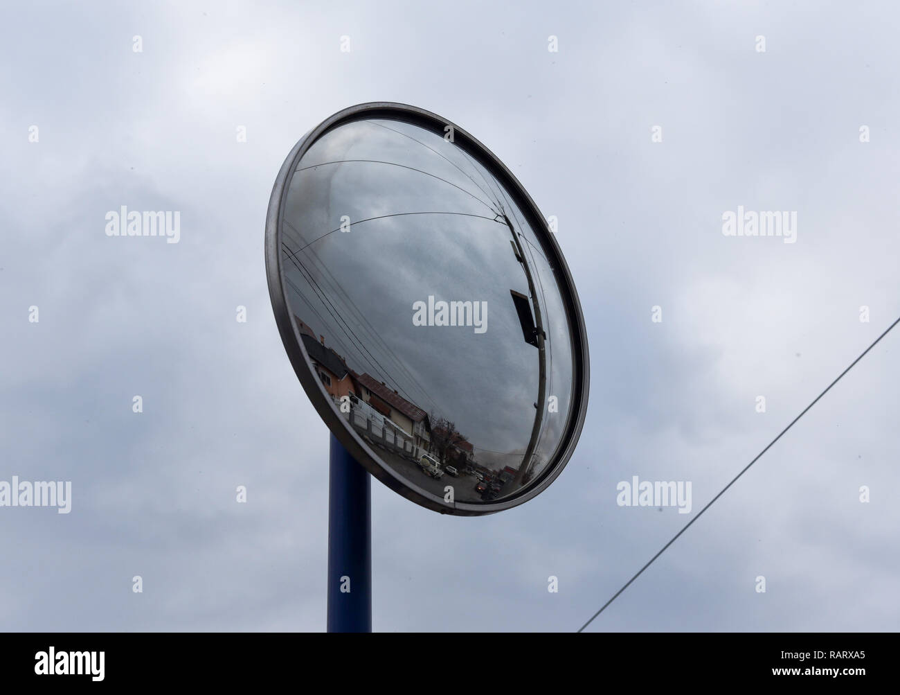 Blick zurück Stockfoto