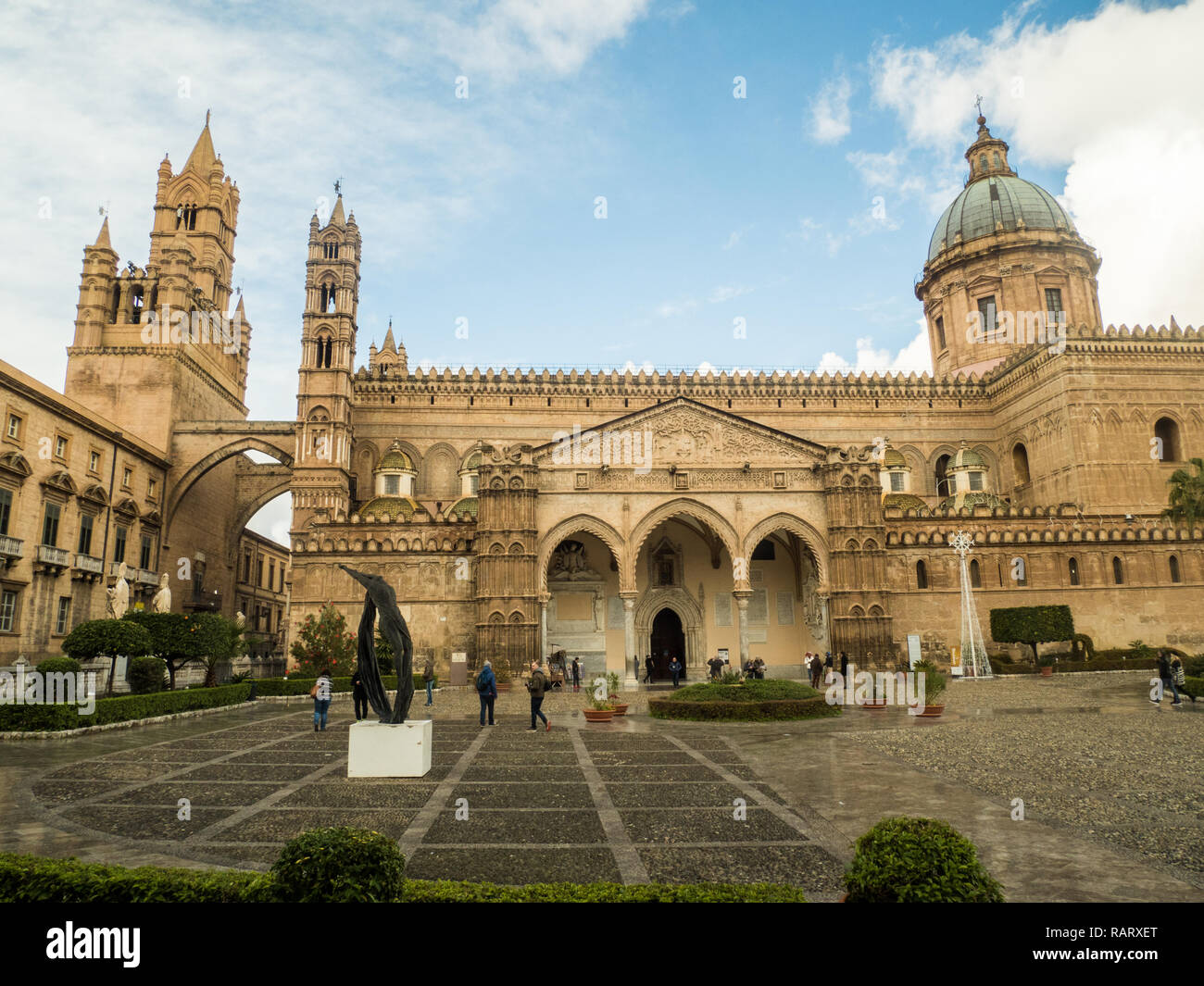 Die Kathedrale von Palermo, die Stadt Palermo, Sizilien, Italien Stockfoto