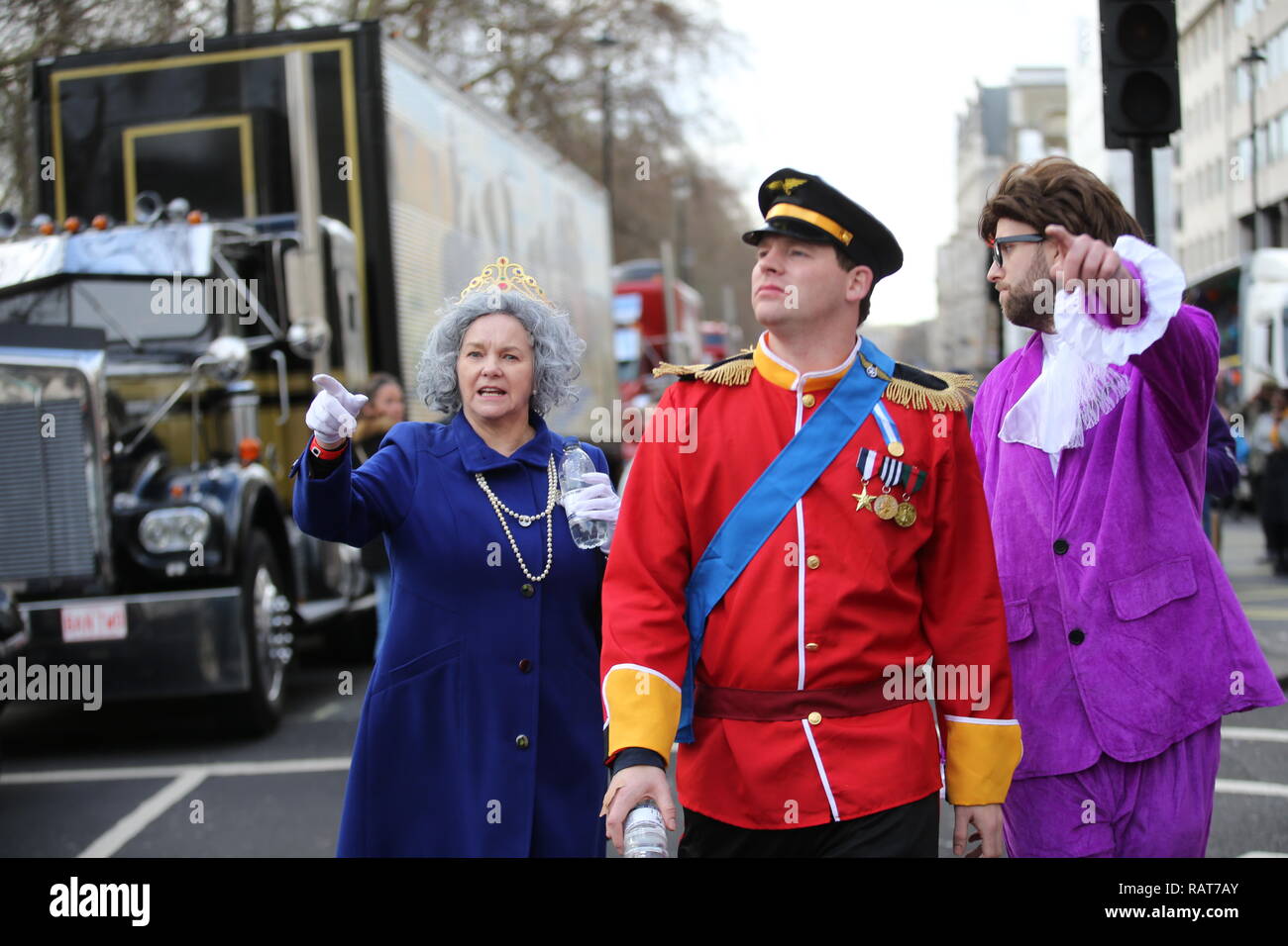 New Years Day Parade London 2019 Foto von Roger Alarcon Stockfoto