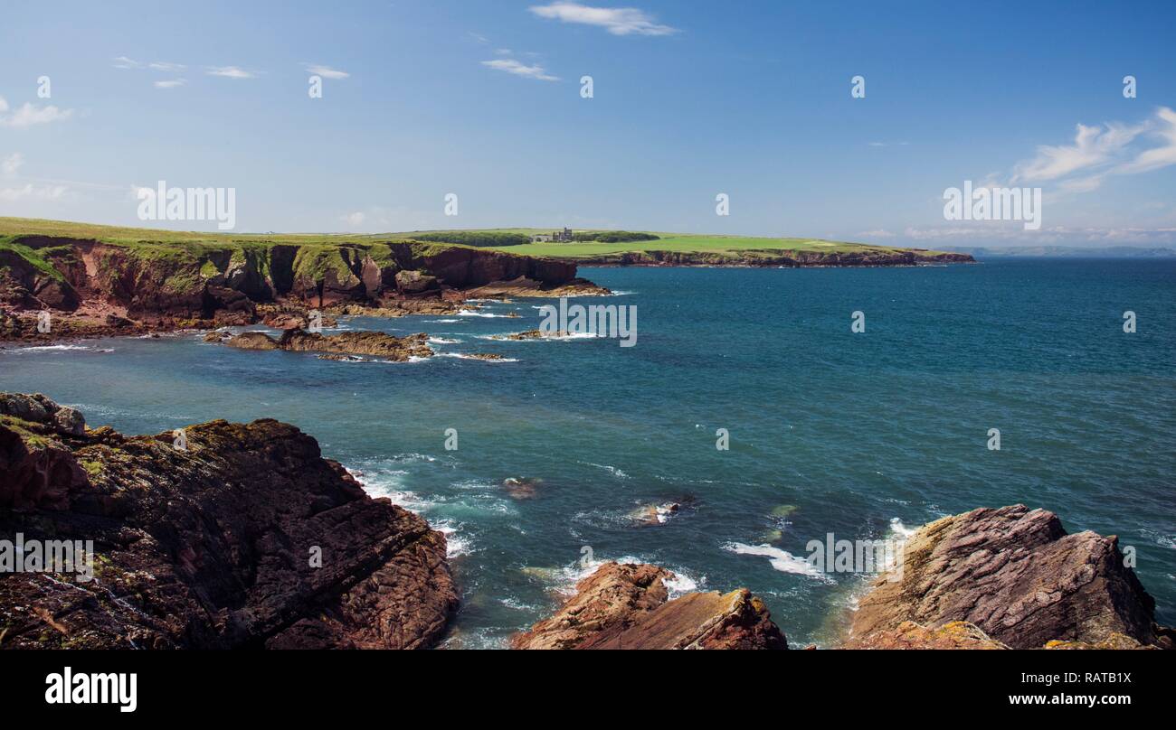 Pembrokeshire Küste im Sommer Stockfoto