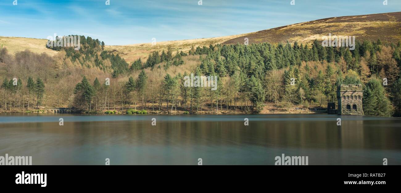 Lake Vyrnwy Damm in Wales Stockfoto