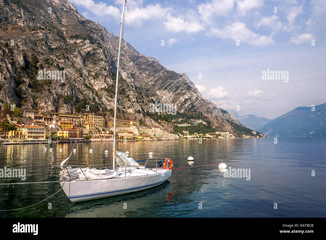 Limone Sul Garda, Gardasee, Italien Stockfoto