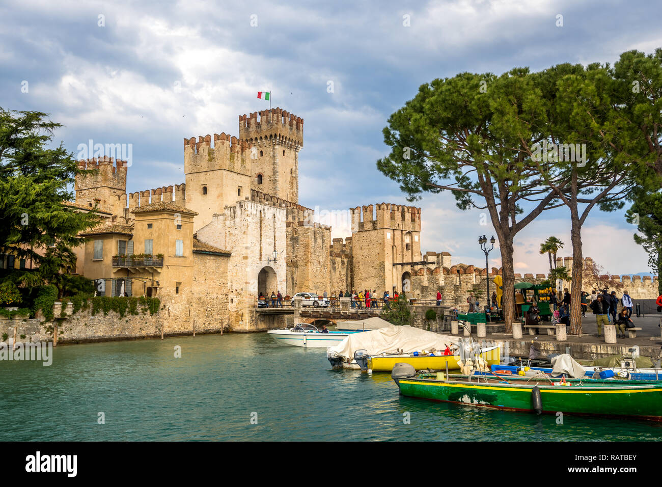 Sirmione, Gardasee, Italien Stockfoto