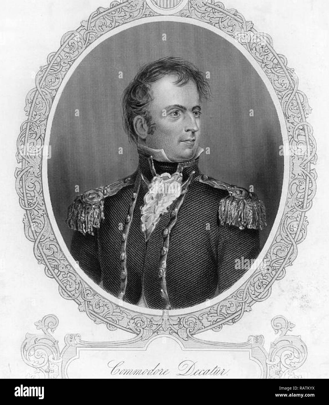 STEPHEN DECATUR (1779-1820) US Naval Officer Stockfoto