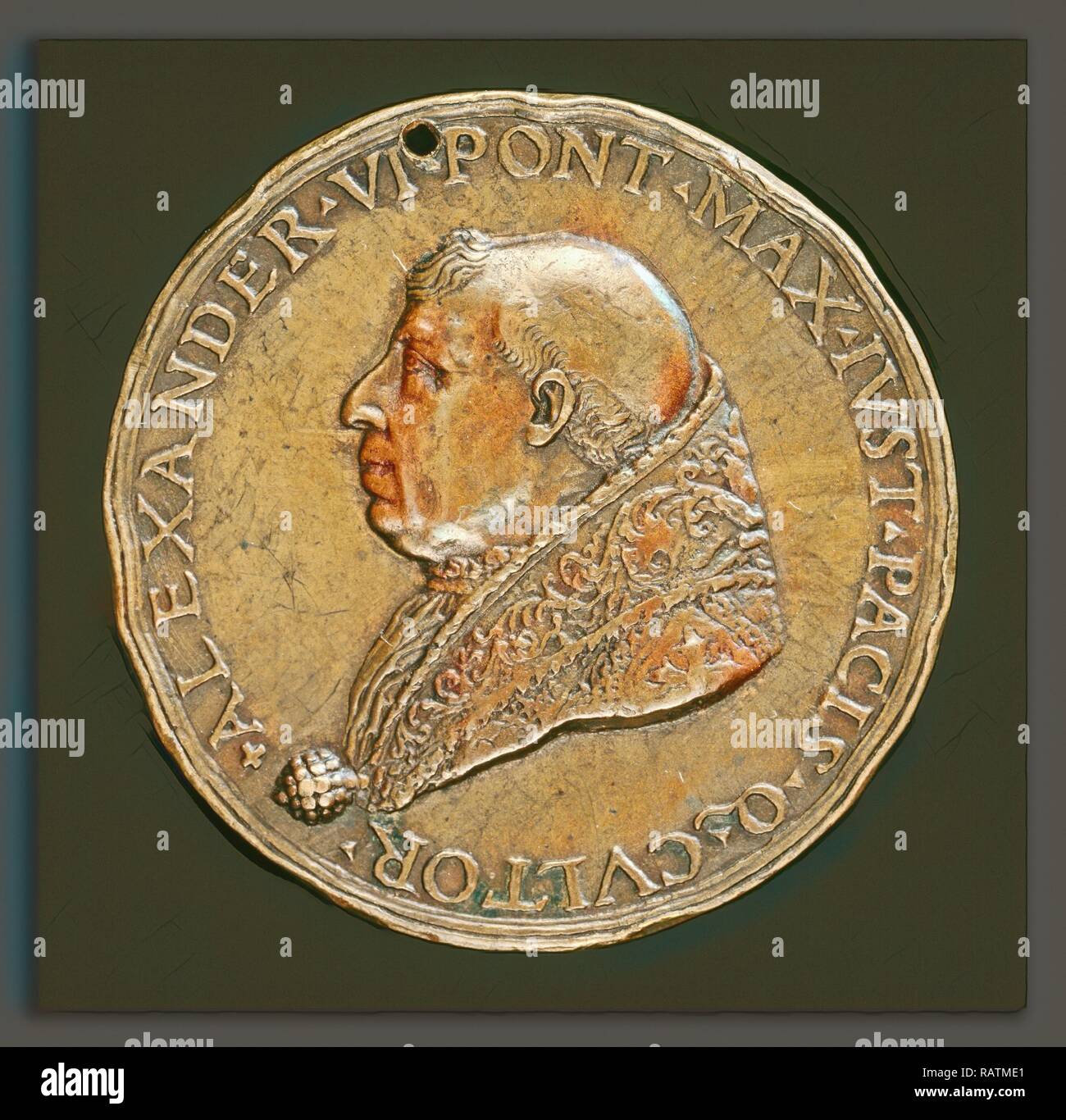 Roman 15. oder 16. Jahrhundert, Alexander VI (Rodrigo C. 1431