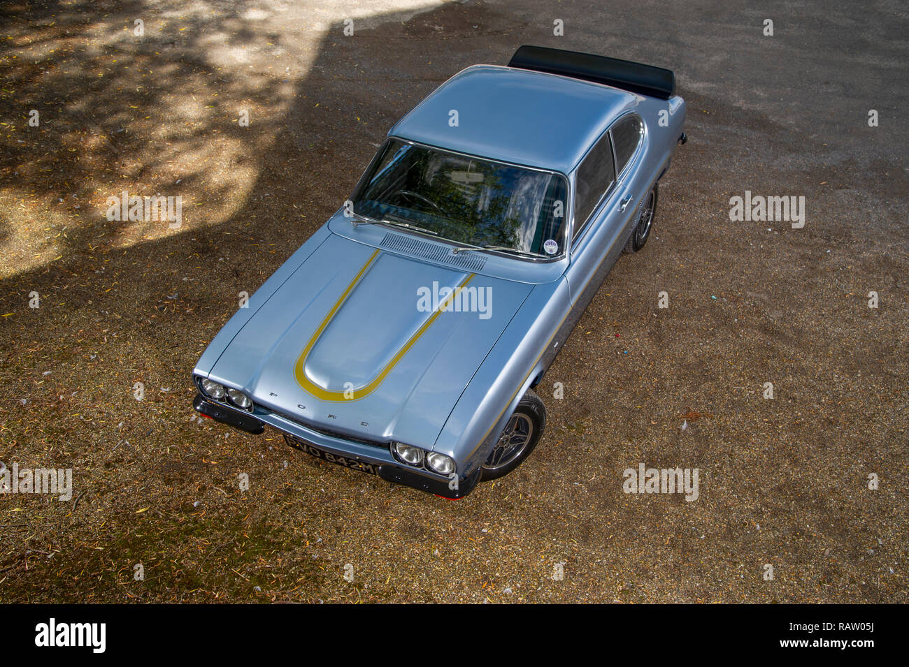 1974 Ford Capri RS 3100 GT Spa Special klassische britische Sportwagen Stockfoto