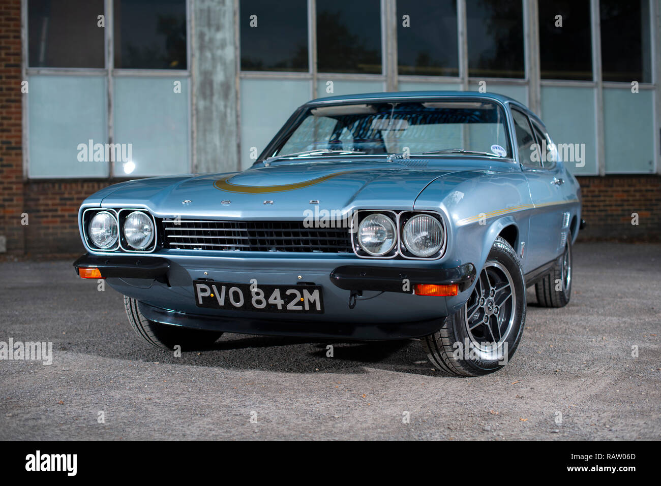 1974 Ford Capri RS 3100 GT Spa Special klassische britische Sportwagen Stockfoto