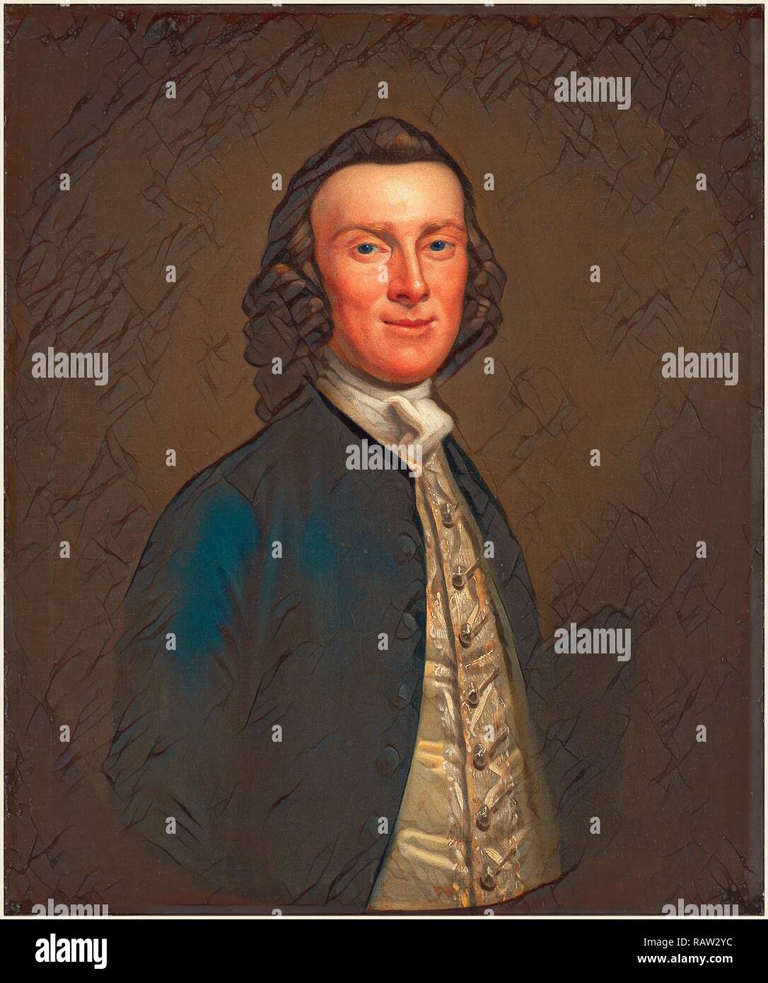 John Wollaston, Amerikanischer (1742-1775), John Stevens (?), C. 1749-1752, Öl auf Leinwand. Neuerfundene Stockfoto