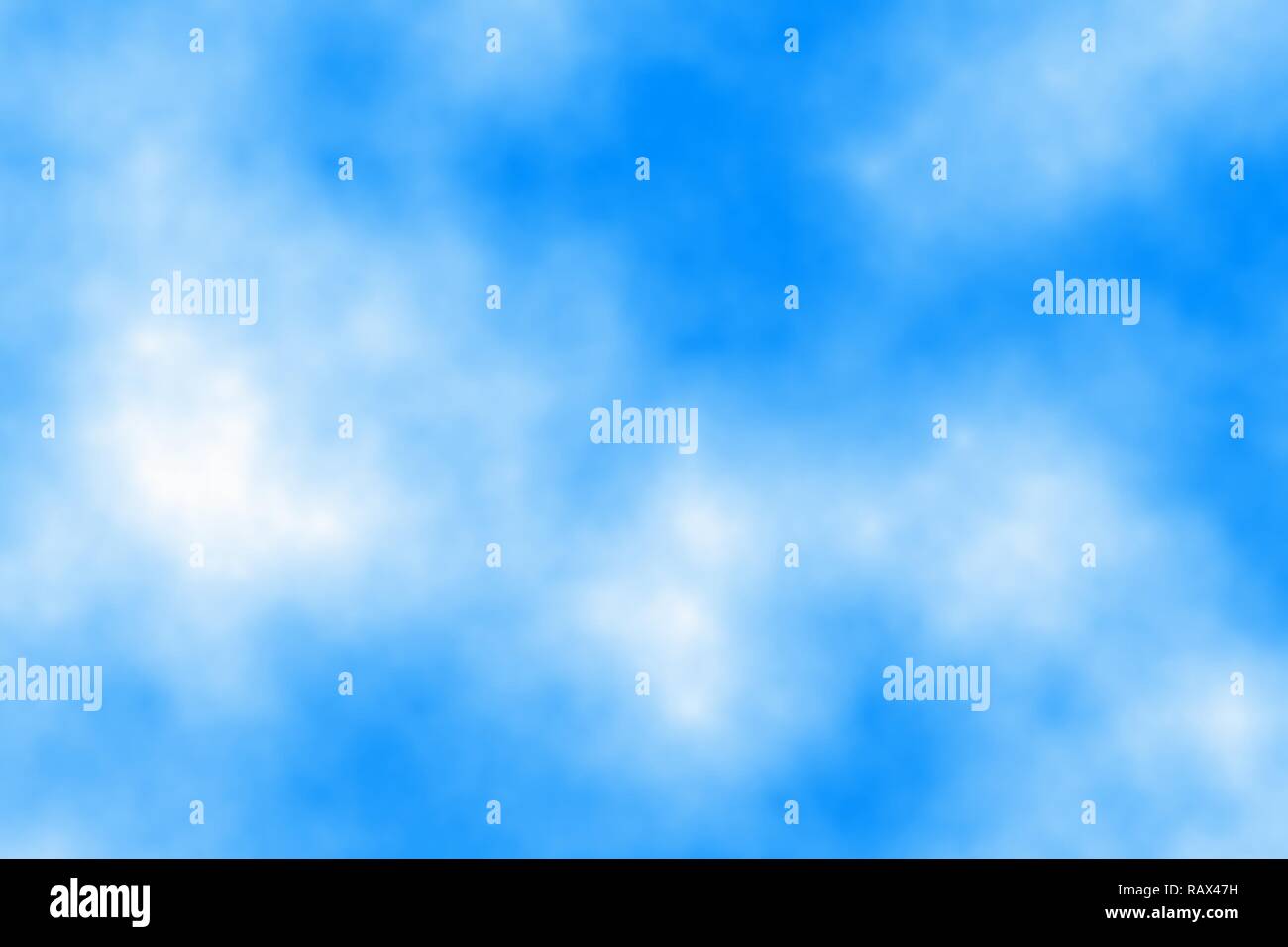 Blauer Himmel mit Wolken am Nachmittag, abstrakten Hintergrund Stockfoto