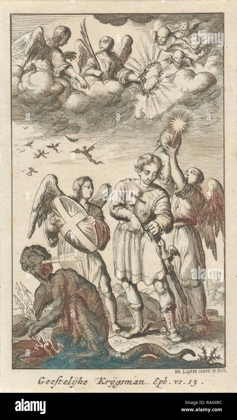 Christian Ritter, Jan Luyken, 1727 - 1729. Neuerfundene durch Gibon. Klassische Kunst mit einem modernen Touch neuerfundene Stockfoto