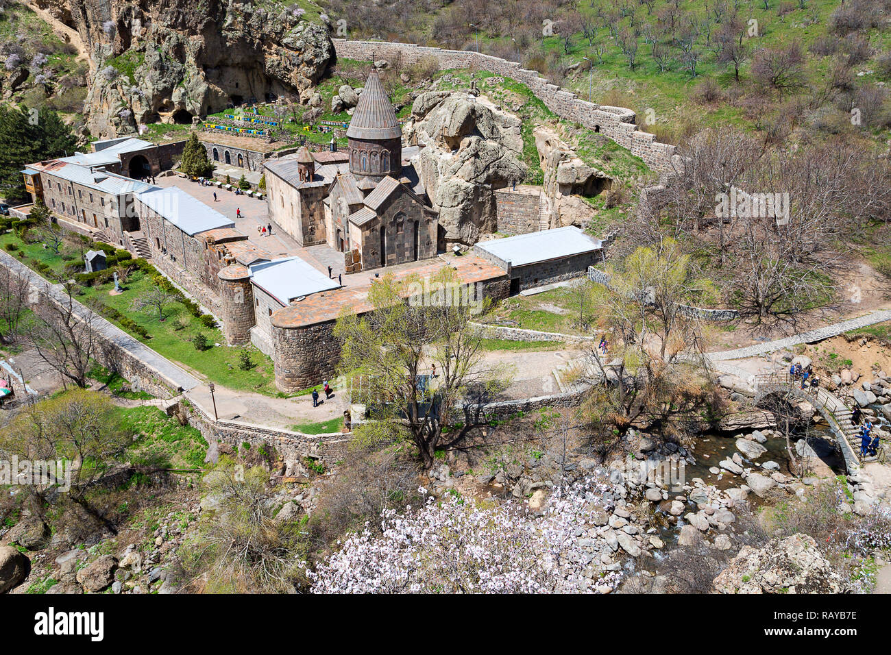 Geghard-Kloster in Armenien Stockfoto