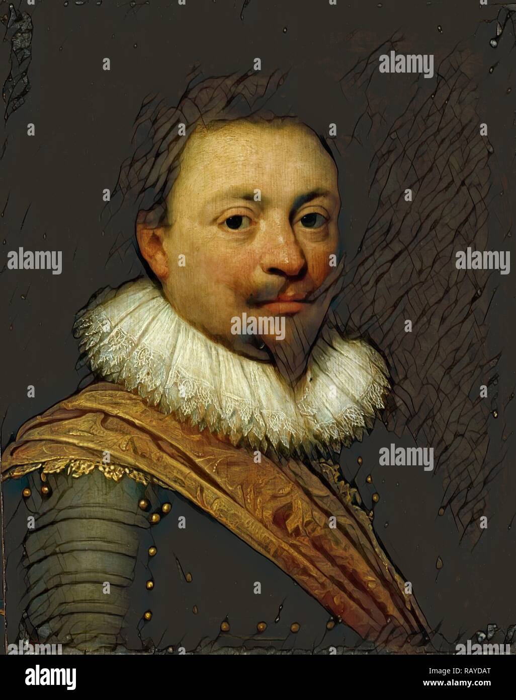 Porträt von William, Graf von Nassau-Siegen, in der Werkstatt von Jan van Ravesteyn Antonisz, C. 1620 - C. 1630. Neuerfundene Stockfoto