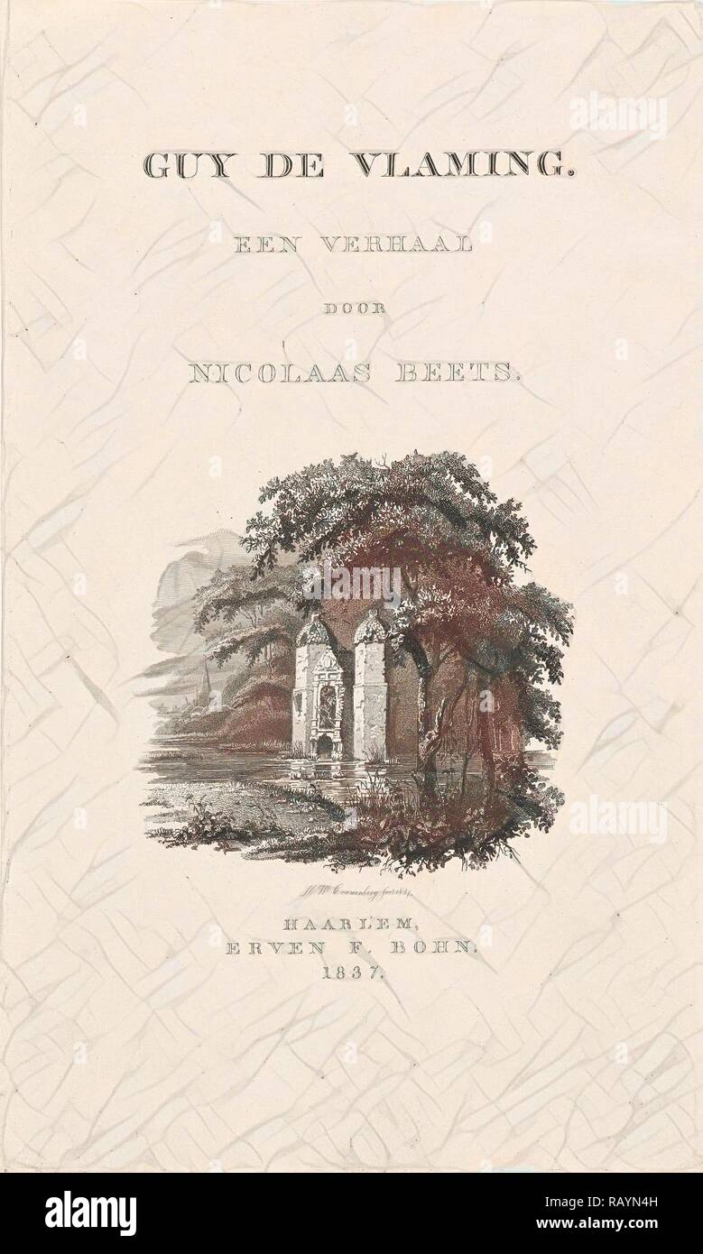 Titel der Seite: Nicolaas Beets, Guy De Vlaming 1837, Henricus Wilhelmus Couwenberg, erven François Bohn, 1837 überarbeitet Stockfoto