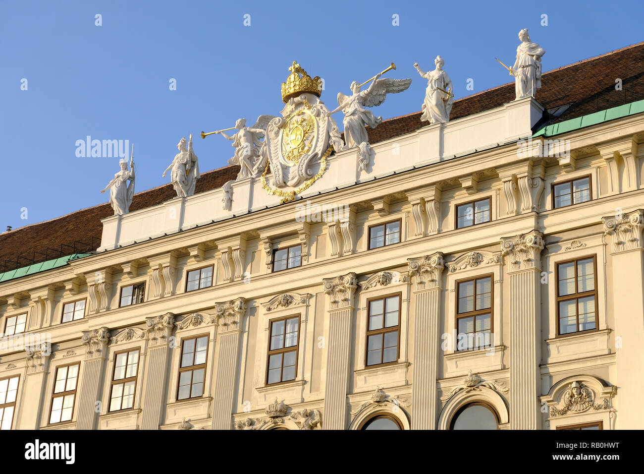 Die Hofburg in Wien, Österreich Stockfoto