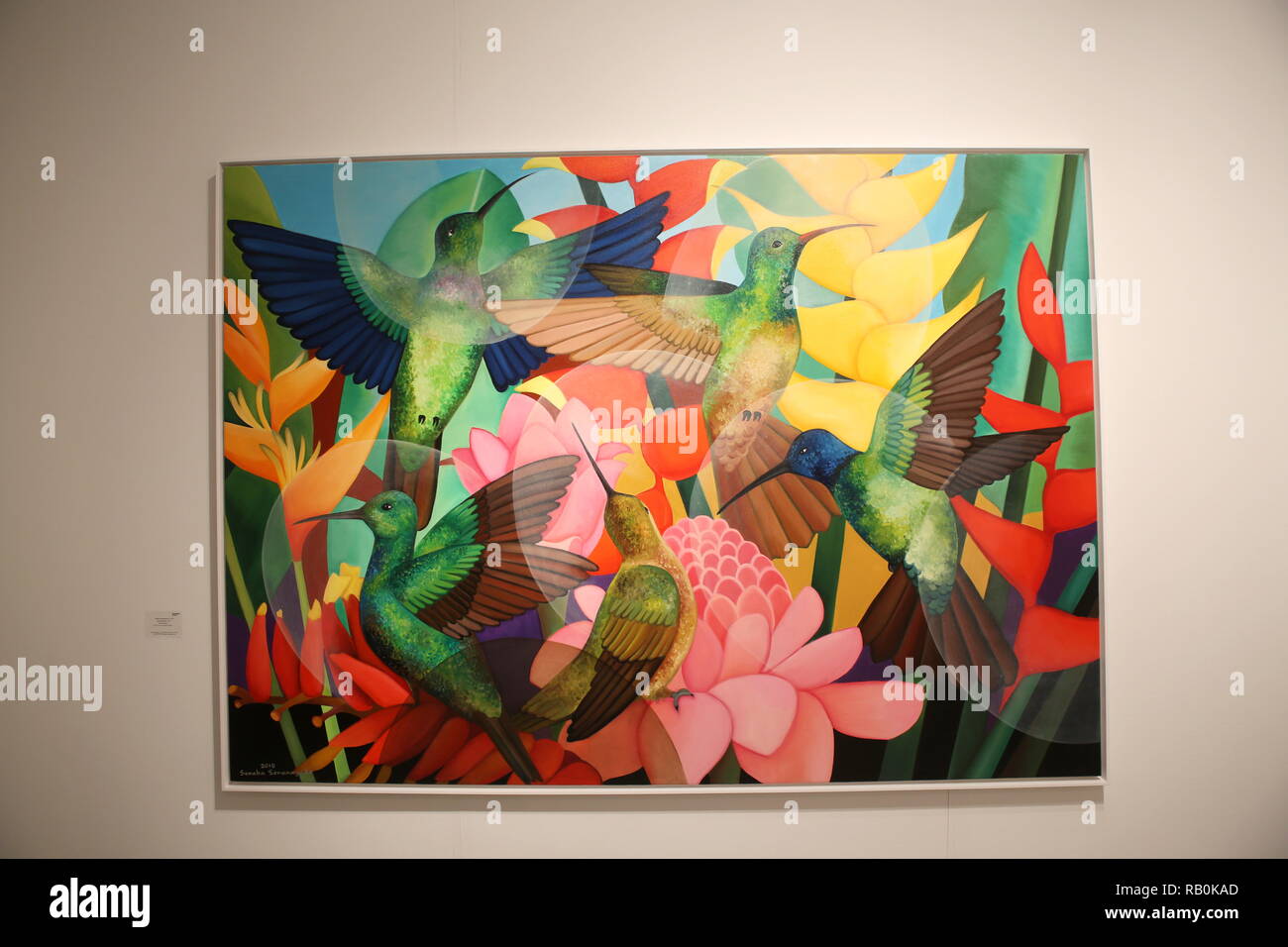 Art Miami und Kontext Art Miami VIP-Vorschau gehalten an der Art Miami Pavillon mit: senaka Senanayake kunst Wo: Miami, Florida, United States Wenn: 04 Dez 2018 Credit: Derrick Salters/WENN.com Stockfoto