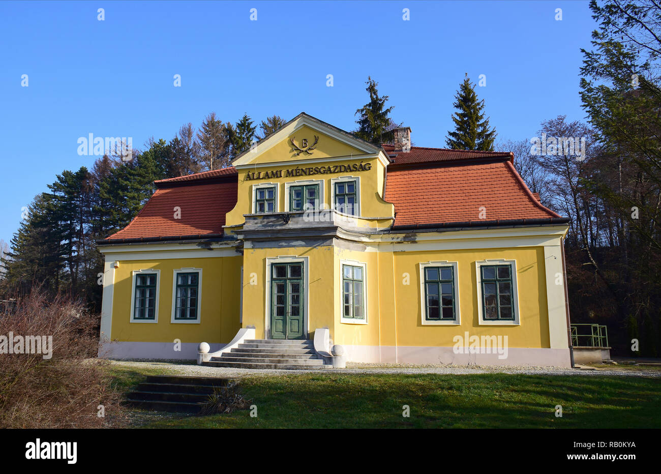 Alte Villa Wald master Schloss, Szilvásvárad, Ungarn, Europa. Régi uradalmi erdőmesteri Villa, Szilvásvárad, Magyarország, Európa. Stockfoto