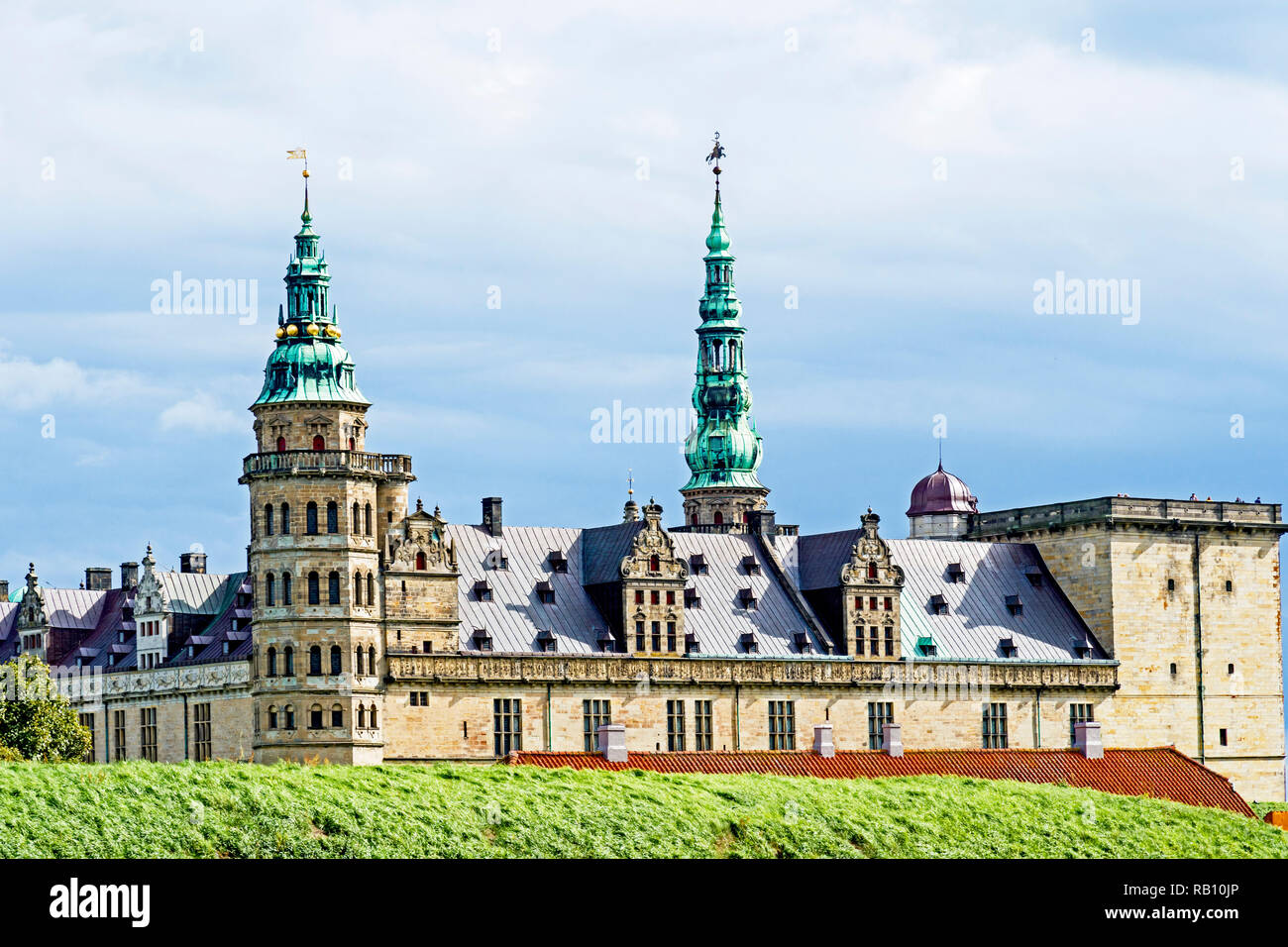 Schloss Kronborg in Helsingør, helsingör (Dänemark) Schloss Stockfoto