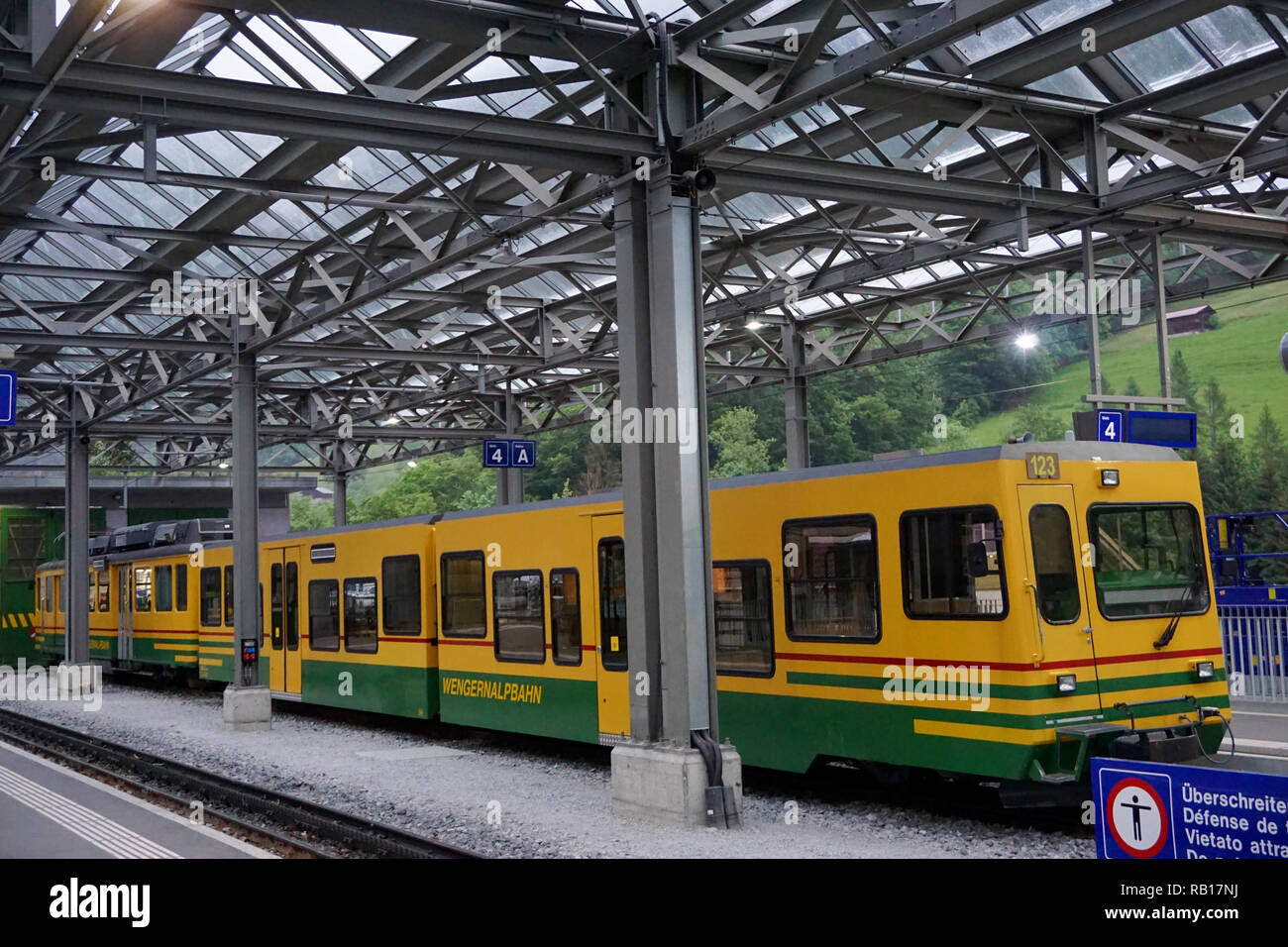 Wengernalpbahn Stockfoto