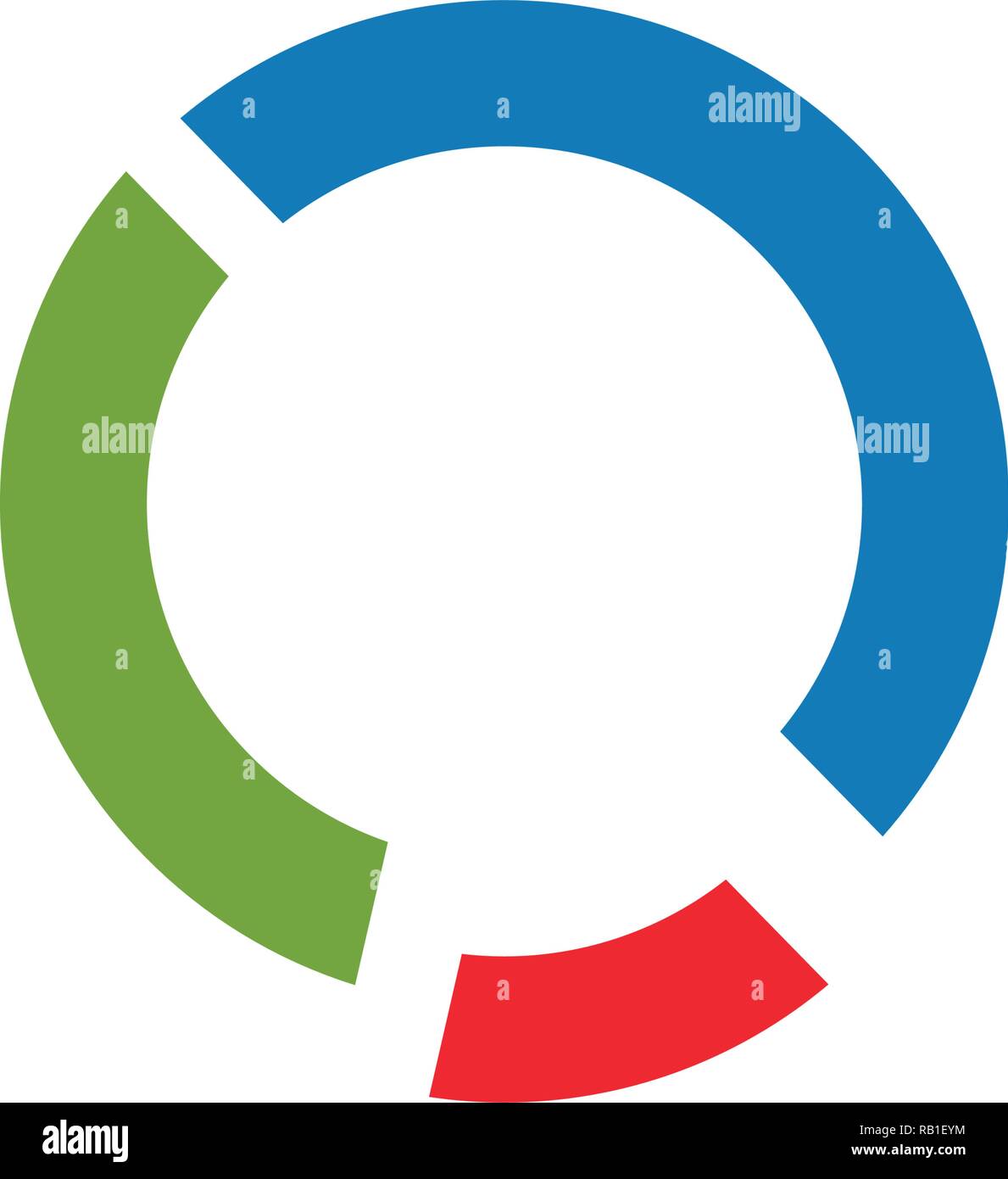 Kreisdiagramm Grafik Icon Design vorlage Abbildung Stock Vektor