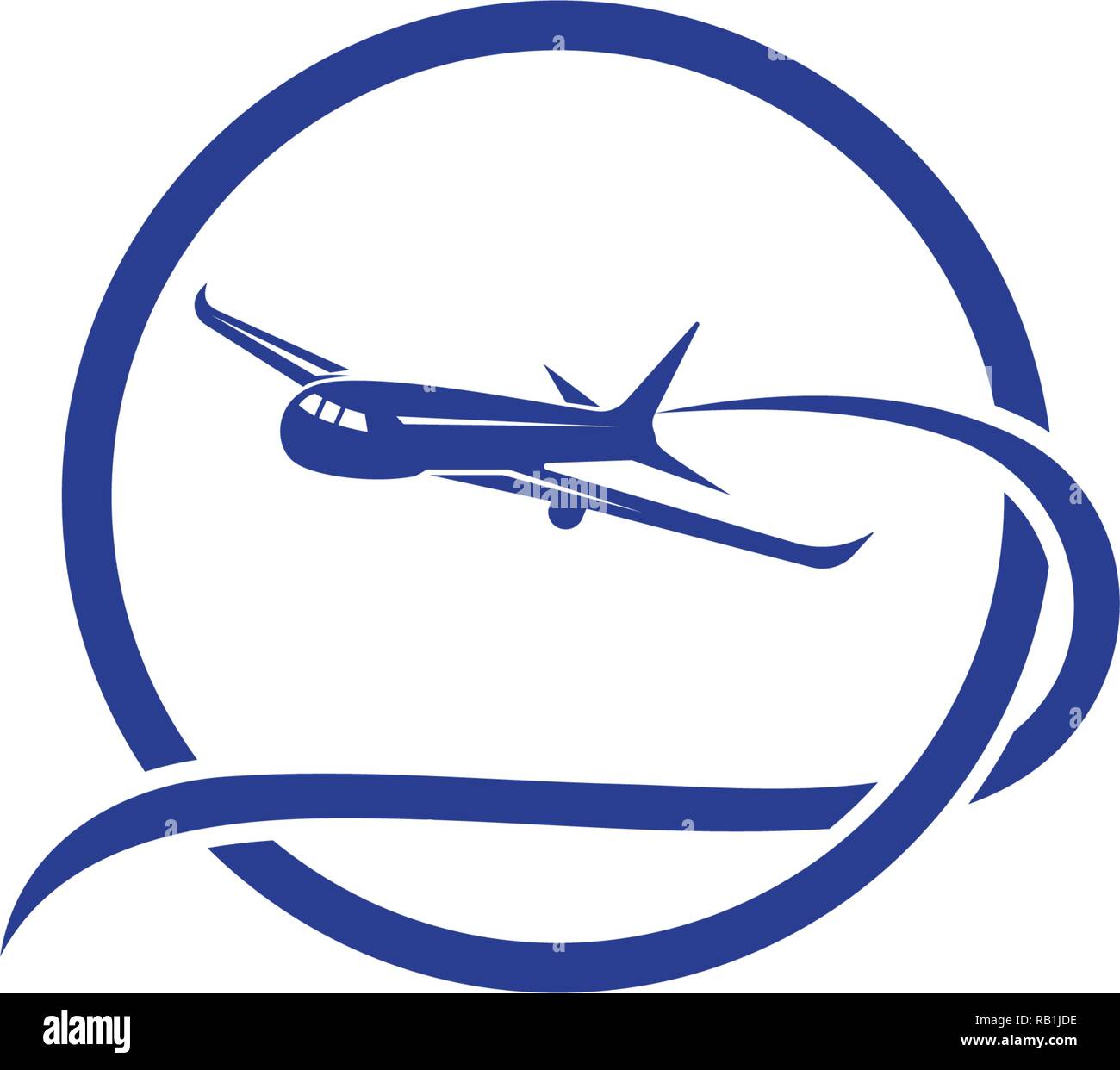 Flugzeuge Flugzeug Fluggesellschaft Logo Oder Label Reise Flugreisen Airliner Symbol Vector Illustration Stock Vektorgrafik Alamy