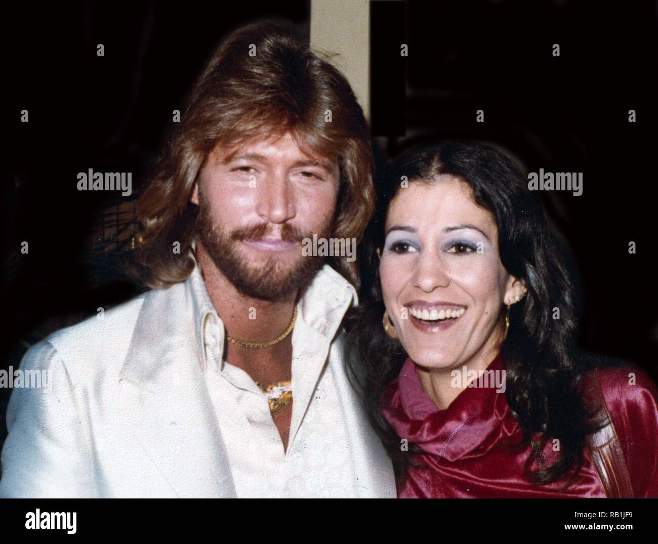 Barry Gibb Rita Coolidge Undatiertes Foto von John Barrett/PHOTOlink Stockfoto