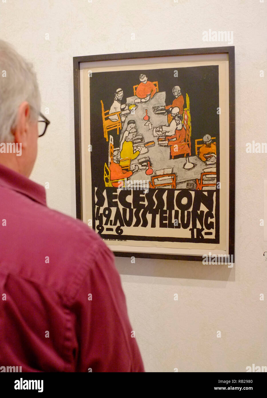 Zeichnungen Von Gustav Klimt Und Egon Schiele Ausstellung In Der Koniglichen Akademie Der Kunste In London Klimt Schiele Zeichnungen Aus Der Albertina Wien Stockfotografie Alamy