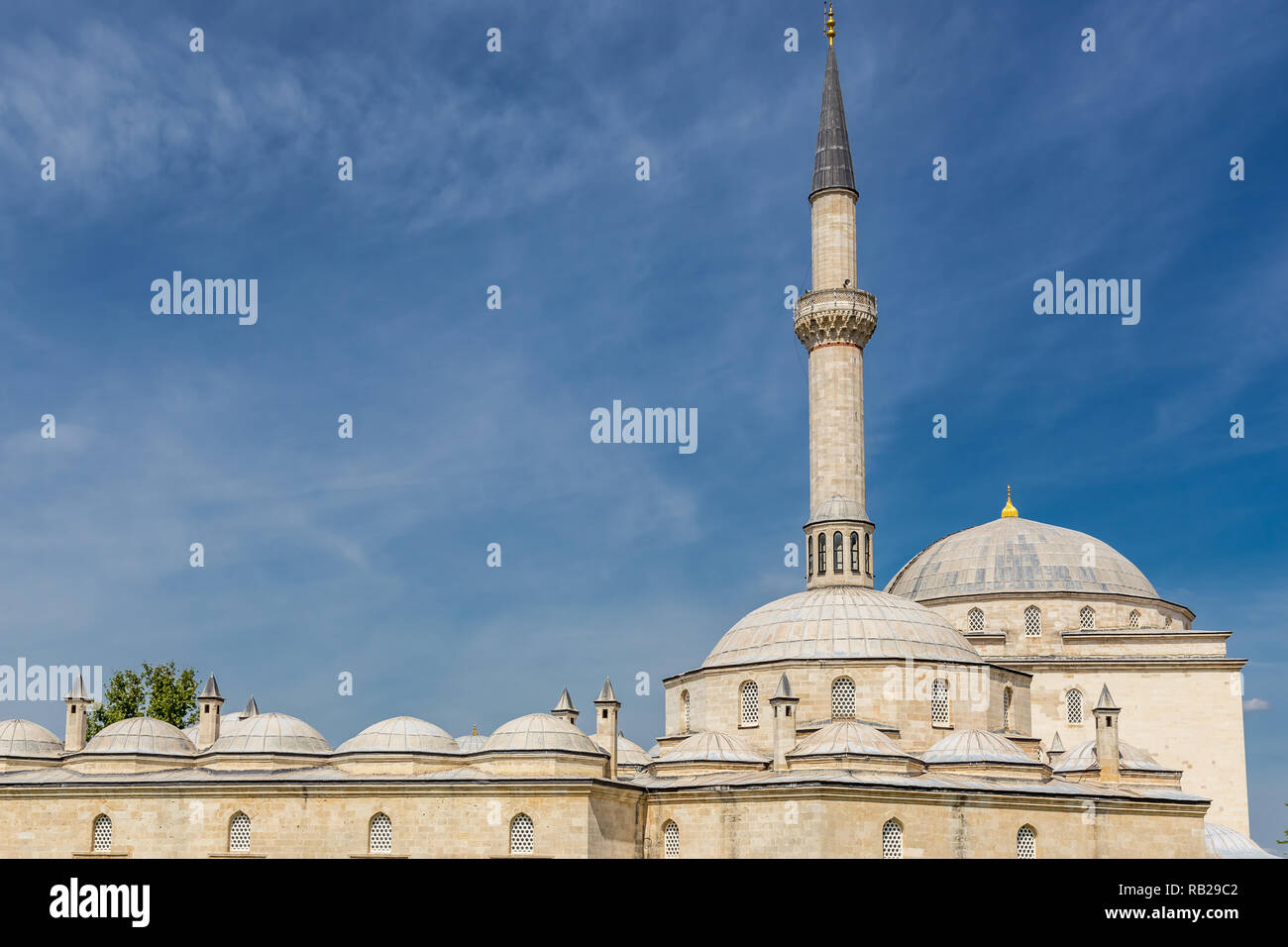 Außenansicht des Sultan Bayezid II.-Moschee, Edirne, Türkei Stockfoto