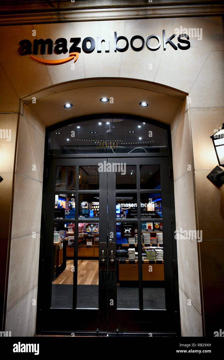 Amazon Bücher store Exterieur Stockfoto