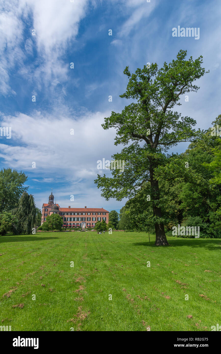 Eutin Palace, Kulturdenkmal, die ehemalige Residenz des Erzbischofs von Lübeck, und die Herzöge von Oldenburg, Holstein, Schleswig-Holstein, Deutschland Stockfoto