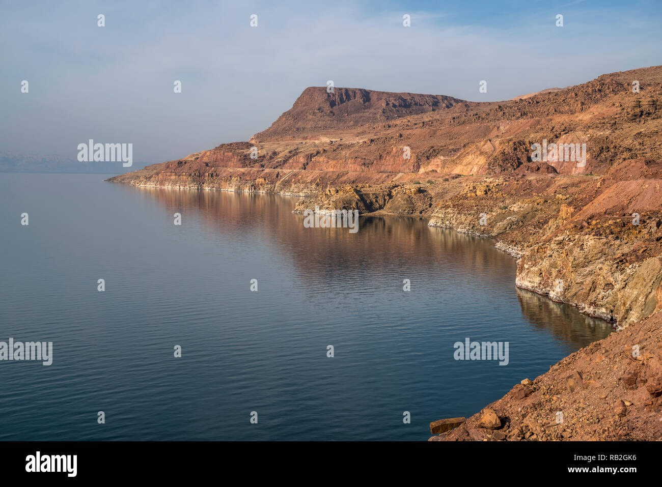 Am Ufer des Toten Meer, Jordanien, Asien | der jordanischen Ufer des Toten Meeres, Jordanien, Asien Stockfoto