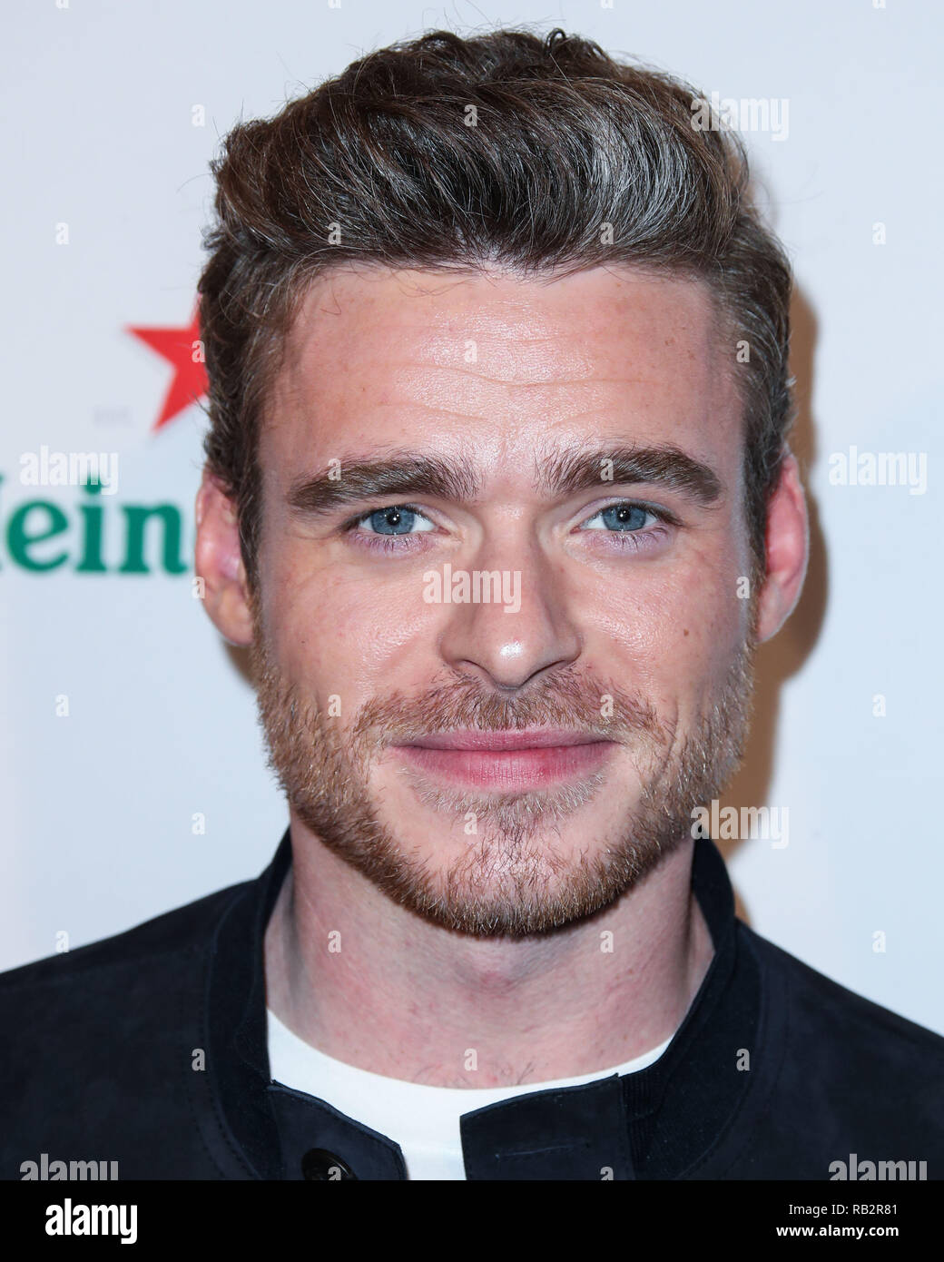 Kalifornien, USA. 5. Jan 2019. Richard Madden kommt an der BAFTA (British Academy Film und Fernsehen Kunst) Los Angeles Tea Party 2019 im Four Seasons Hotel Los Angeles at Beverly Hills statt am 5. Januar 2019 in Beverly Hills, Los Angeles, Kalifornien, Vereinigte Staaten. (Foto von Xavier Collin/Image Press Agency) Quelle: Bild Presse Agentur/Alamy leben Nachrichten Stockfoto