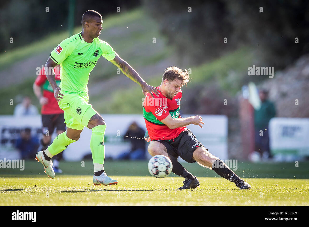 Estepona, Spanien. 06 Jan, 2019. Estepona, Spanien. 6. Januar 2019. Niederländische Fußball Keuken Kampioen divisie Saison 2018 / 2019. NEC Spieler Joey van den Berg während des Spiels NEC - Hannover 96. Credit: Pro Schüsse/Alamy Live News Credit: Pro Schüsse/Alamy leben Nachrichten Stockfoto