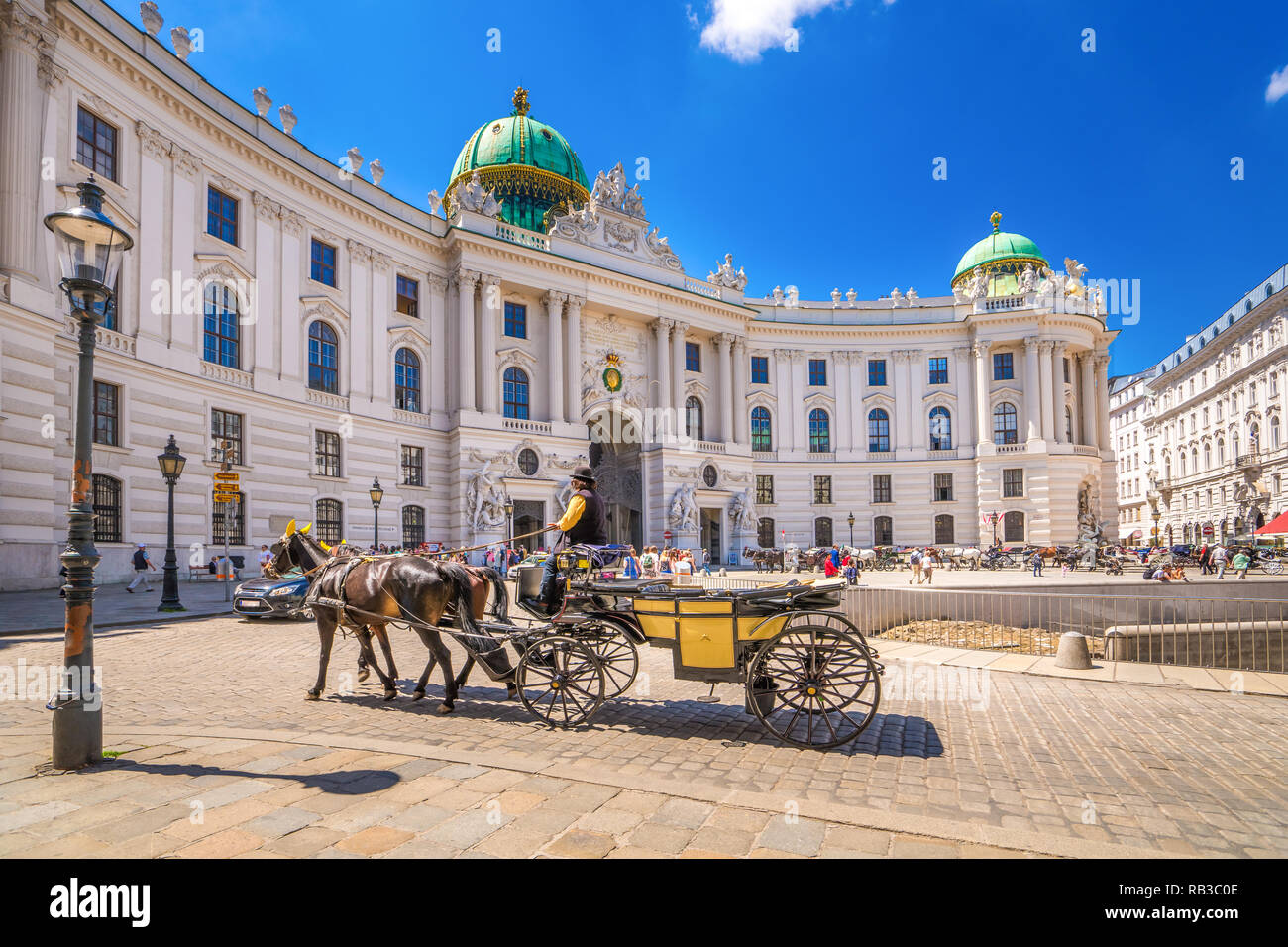 Alte Hofburg, Wien, Österreich Stockfoto