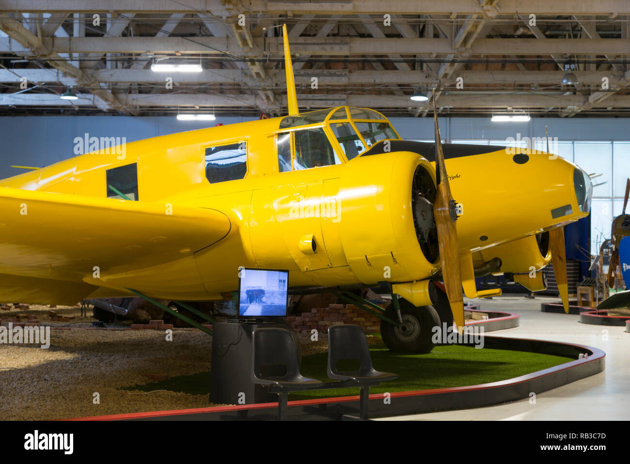 Avro Anson MK2 an der Edmonton Aviation Museum Stockfoto