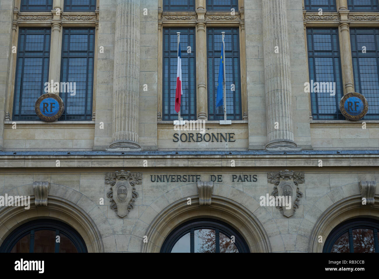 Universität Sorbonne, Paris Stockfoto