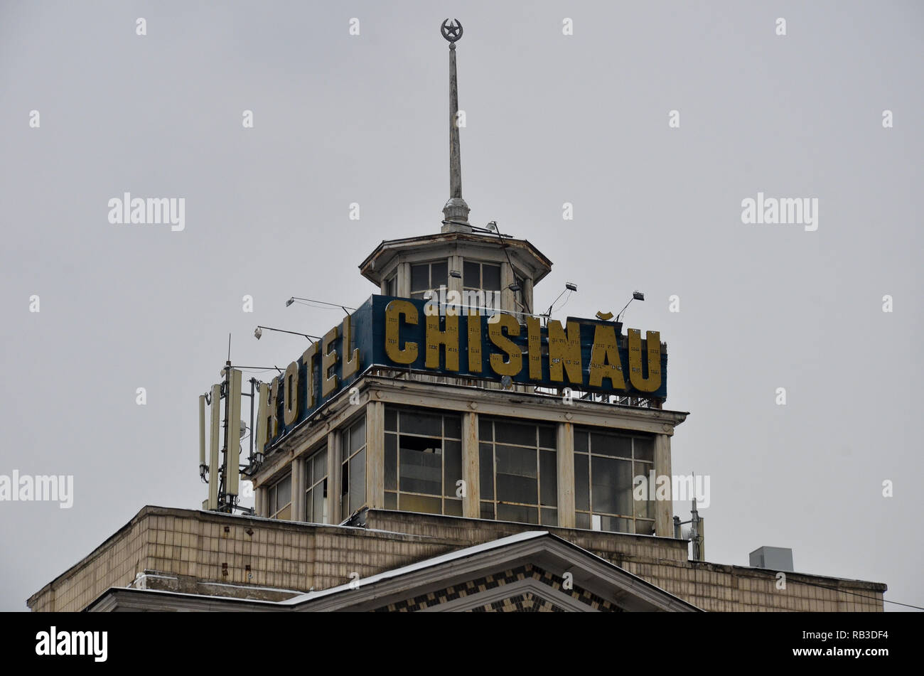 Hotel Chisinau anzumelden, Chisinau (Chisinau), der Republik Moldau, November 2018 Stockfoto