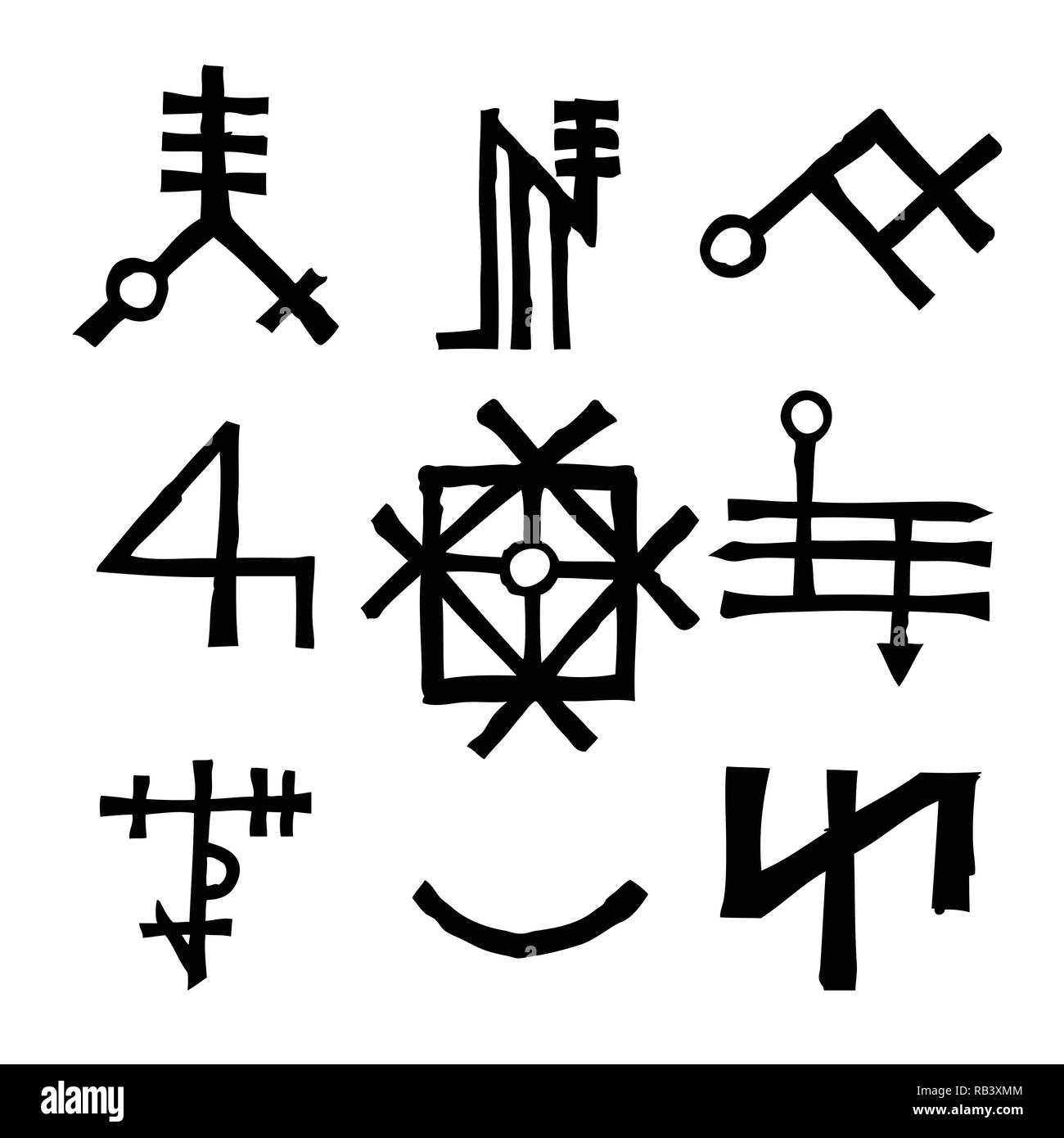 Nordische runen -Fotos und -Bildmaterial in hoher Auflösung – Alamy