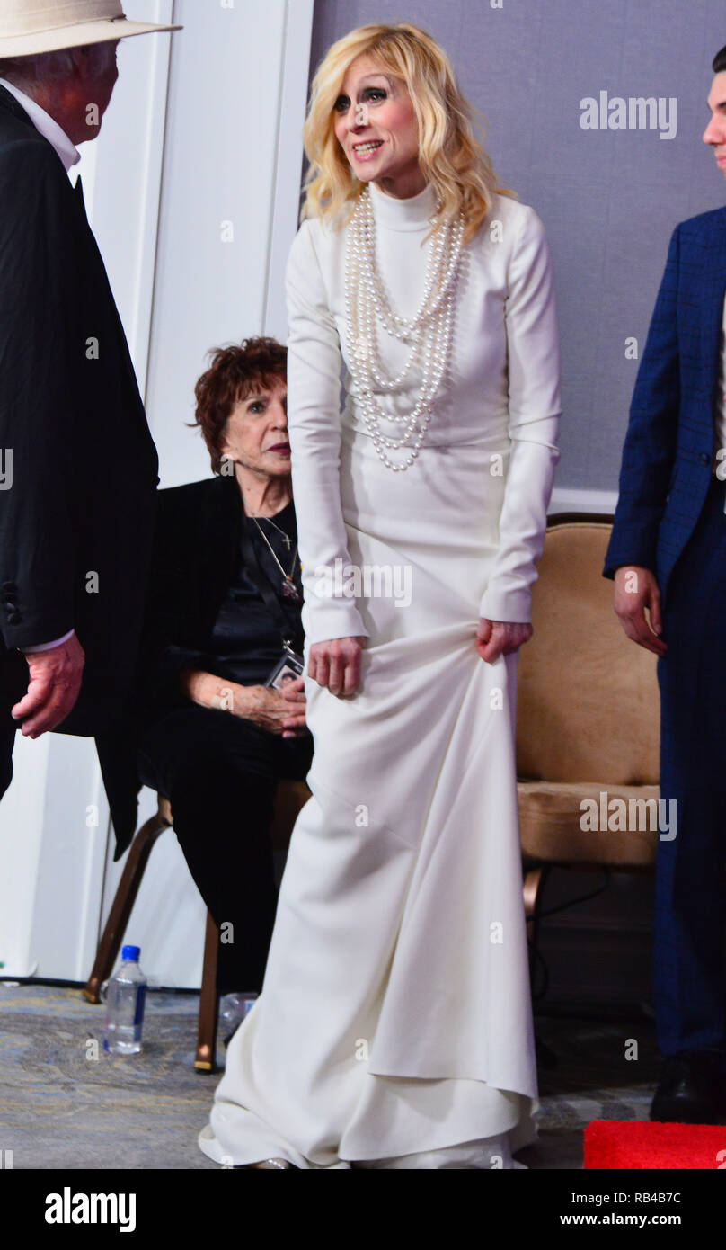 Los Angeles, USA. 06 Jan, 2019. Judith leight 188 in der Presse während der 76. jährlichen Golden Globe Awards im Beverly Hilton Hotel am 6. Januar 2019 in Beverly Hills, Kalifornien Quelle: Tsuni/USA/Alamy leben Nachrichten Stockfoto