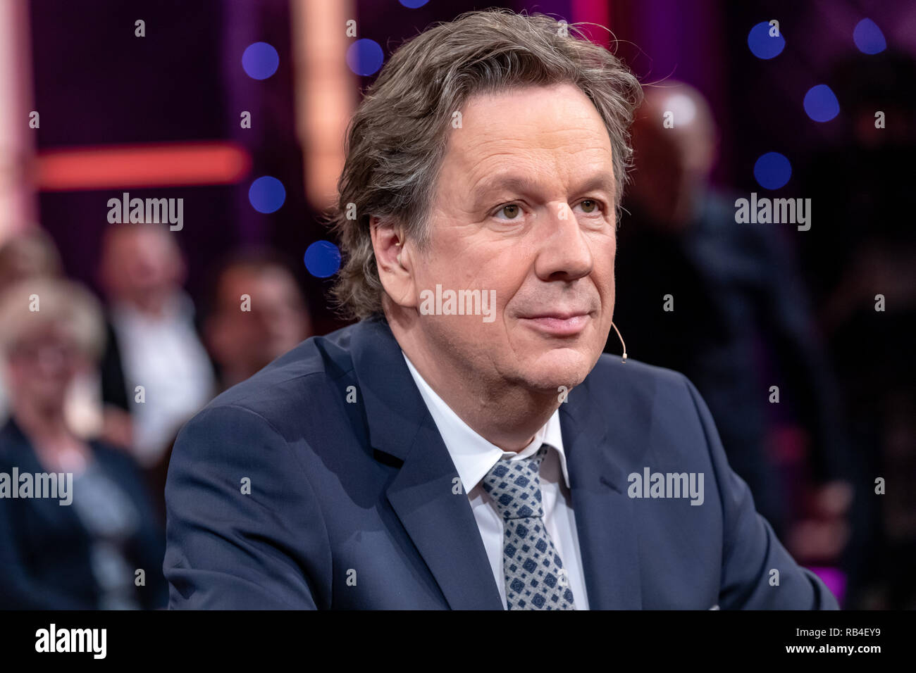 Leipzig Deutschland 14 Dez 2018 Der Moderator Der Mdr Talkshow Riverboat Jorg Kachelmann Wahrend Die Aufzeichnung Der Show Am 17 12 2018 In Leipzig Aufgenommen Die Show Wird Am 04 01 2019 Um 22 00 Uhr Mdr Fernsehen Ausgestrahlt