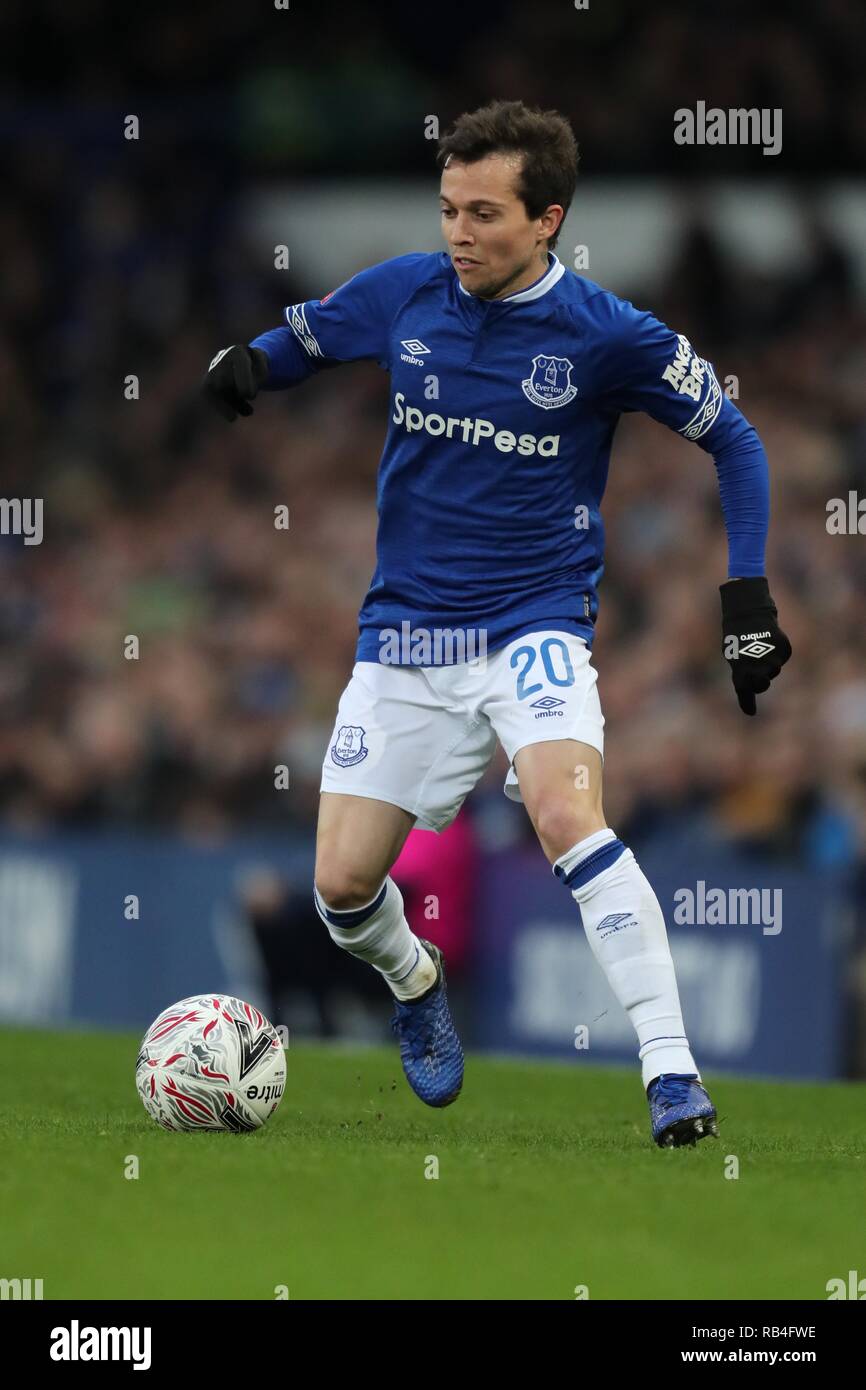 BERNARD, FC Everton, FC Everton V LINCOLN CITY, EMIRATES FA Cup, 2019 Stockfoto