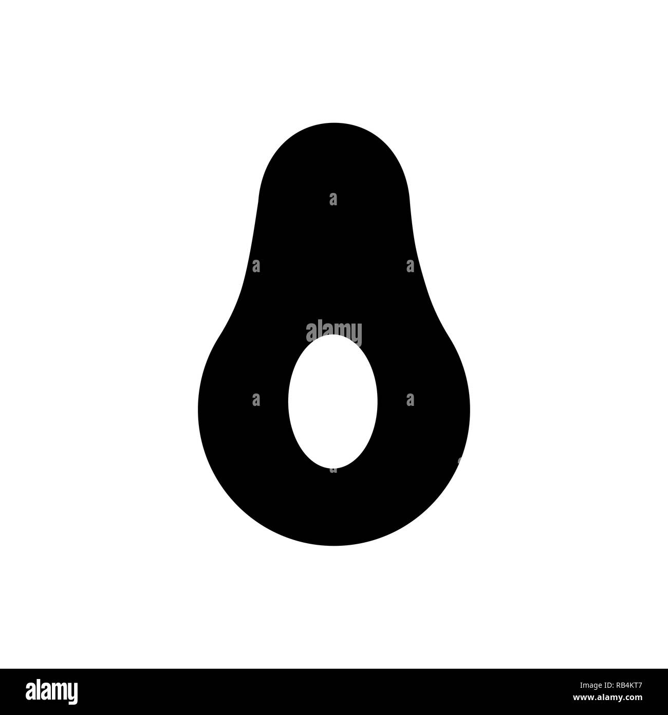 Mango Symbol einfache flache Vector Illustration. Stock Vektor