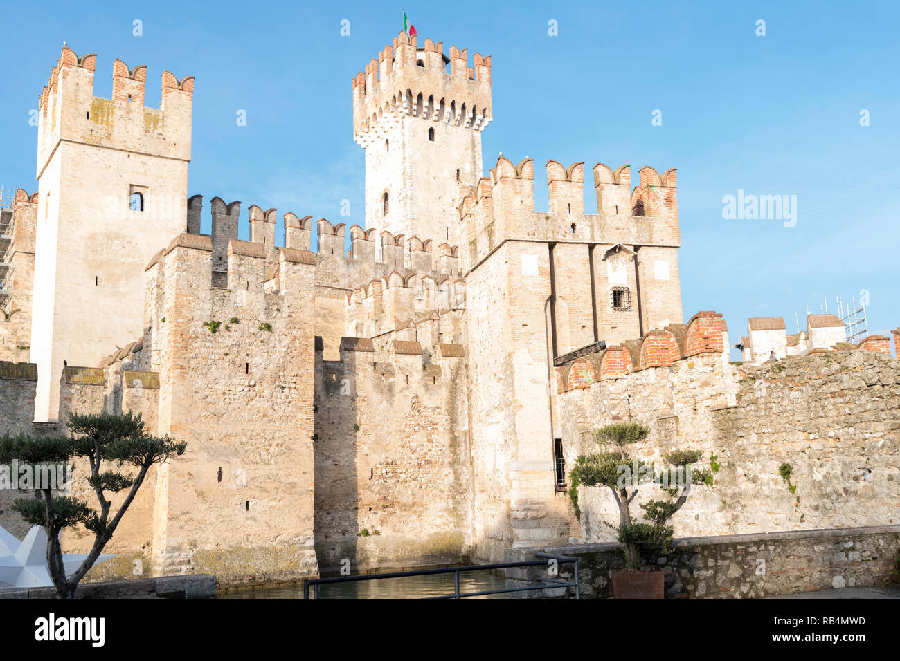 Ein italienisches Meisterwerk von Sirmione am Gardasee Stockfoto