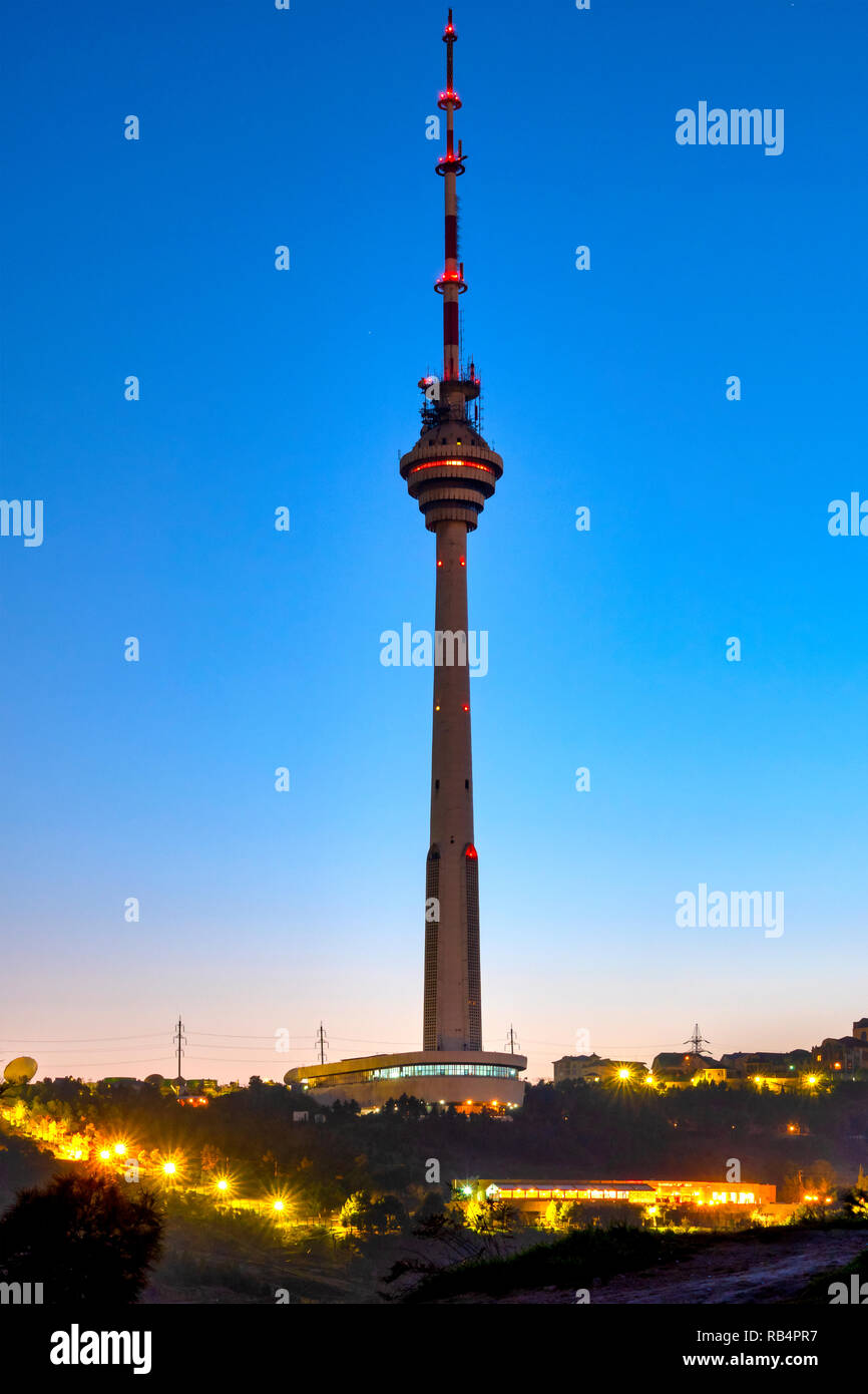 Baku TV Tower, Baku, Aserbaidschan Stockfoto
