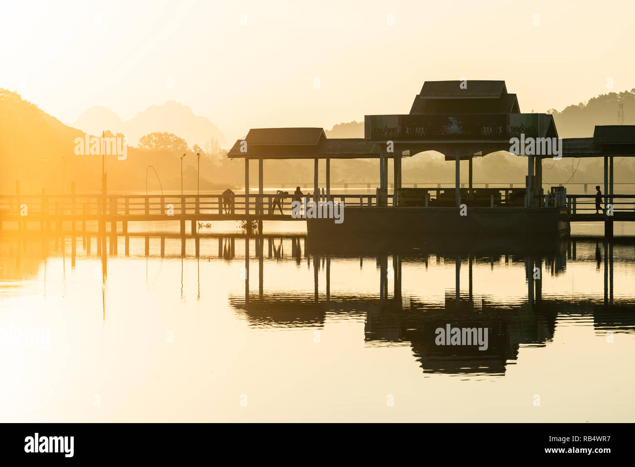 Hpa ein Sonnenaufgang Stockfoto