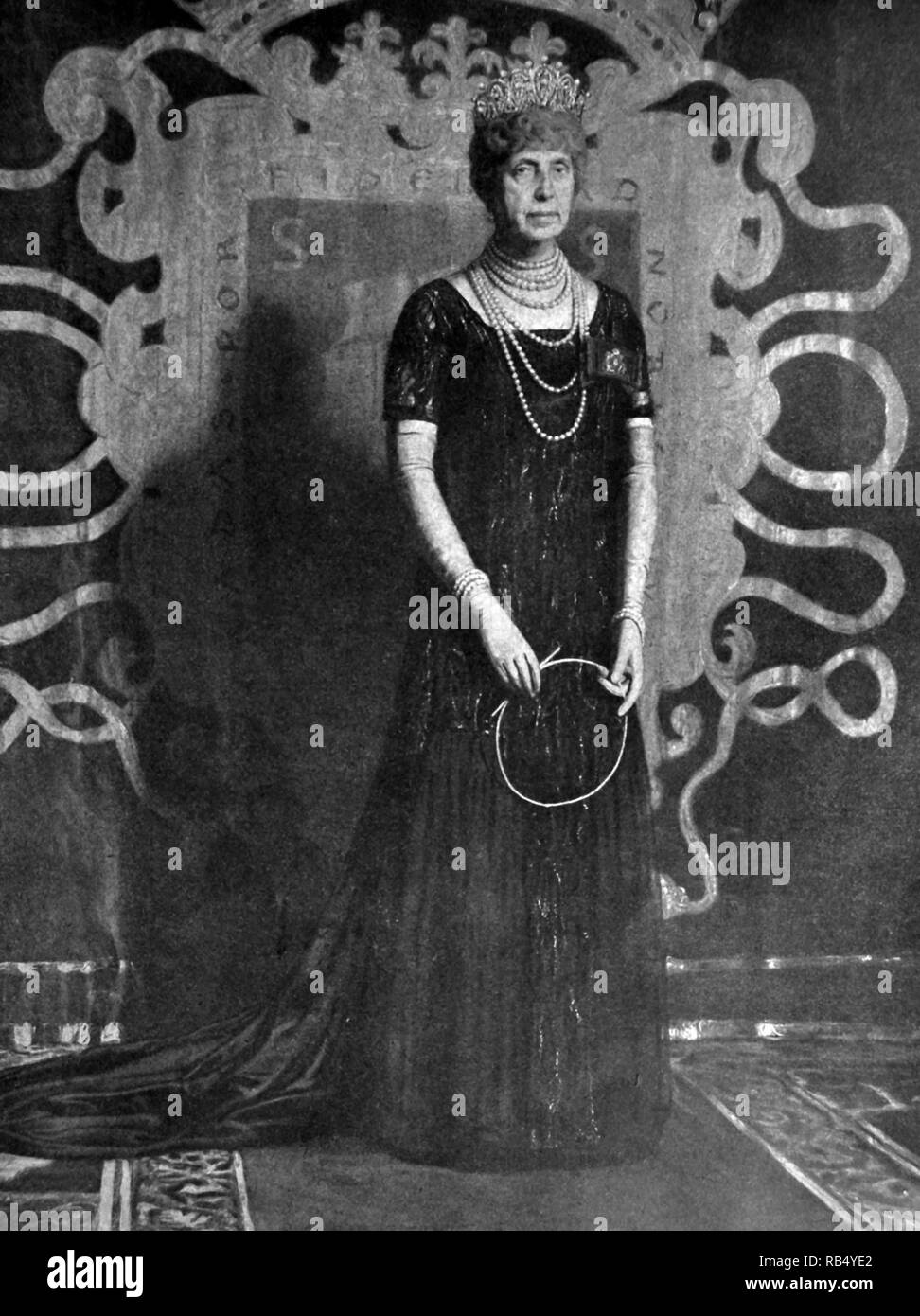 Erzherzogin Maria Christina von Österreich (Maria Christina Henriette Desideria Felicitas Raineria, 21. Juli 1858 - 6. Februar 1929) war Königin von Spanien als der zweiten Frau von König Alfonso XII. von Spanien. Sie war Regent von Spanien während der Minderheit von ihrem Sohn Alfonso XIII und der Vakanz der Thron zwischen den Tod ihres Mannes und der Geburt ihres Sohnes. Stockfoto