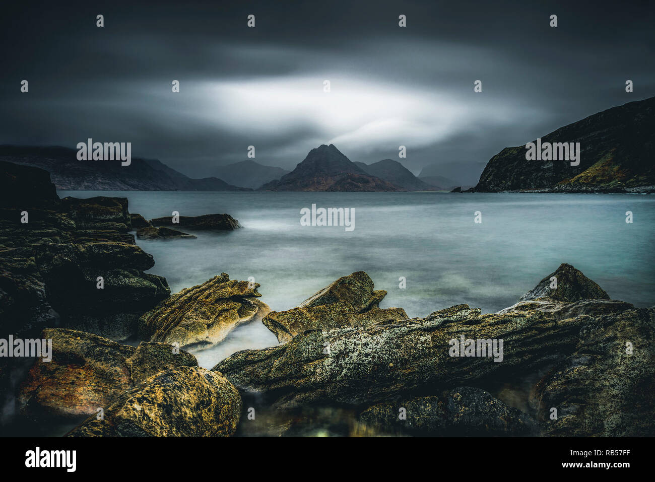 Schottische Landschaft fotografie Isle of Skye Stockfoto