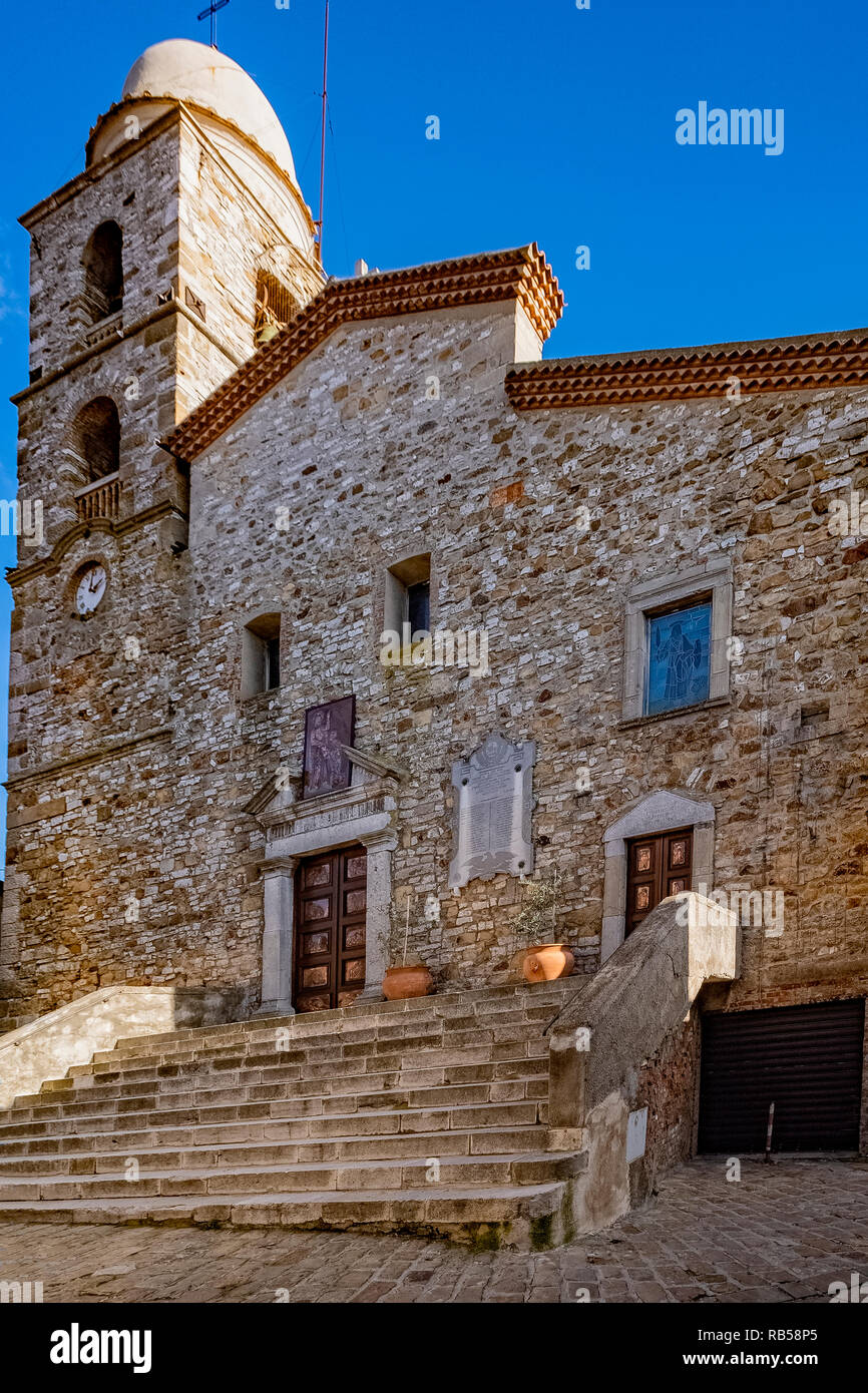 Italien Basilikata Vaglio Mutter Kirche des Heiligen Apostels Petrus Stockfoto
