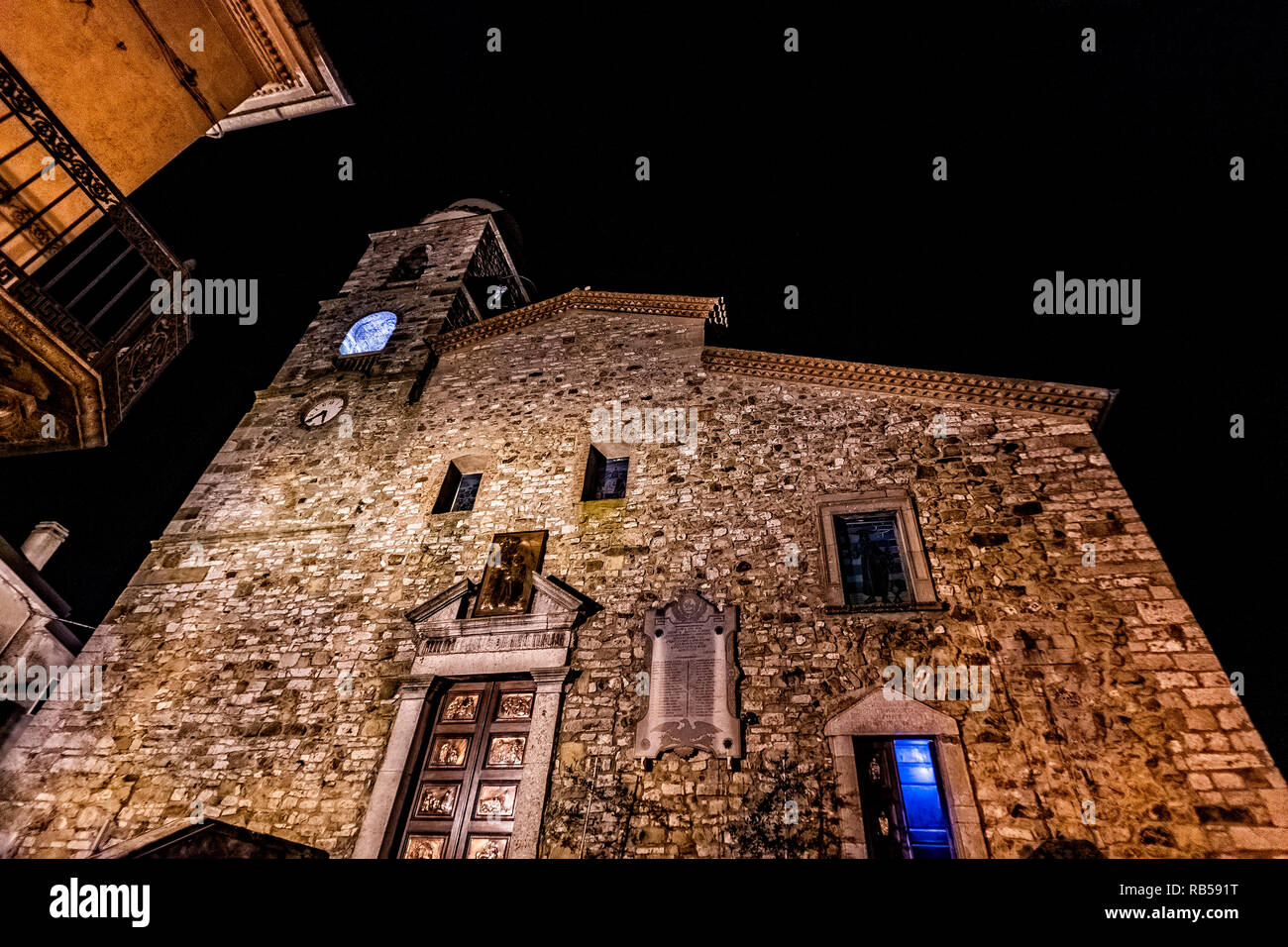 Italien Basilikata Vaglio Mutter Kirche des Heiligen Apostels Petrus Stockfoto
