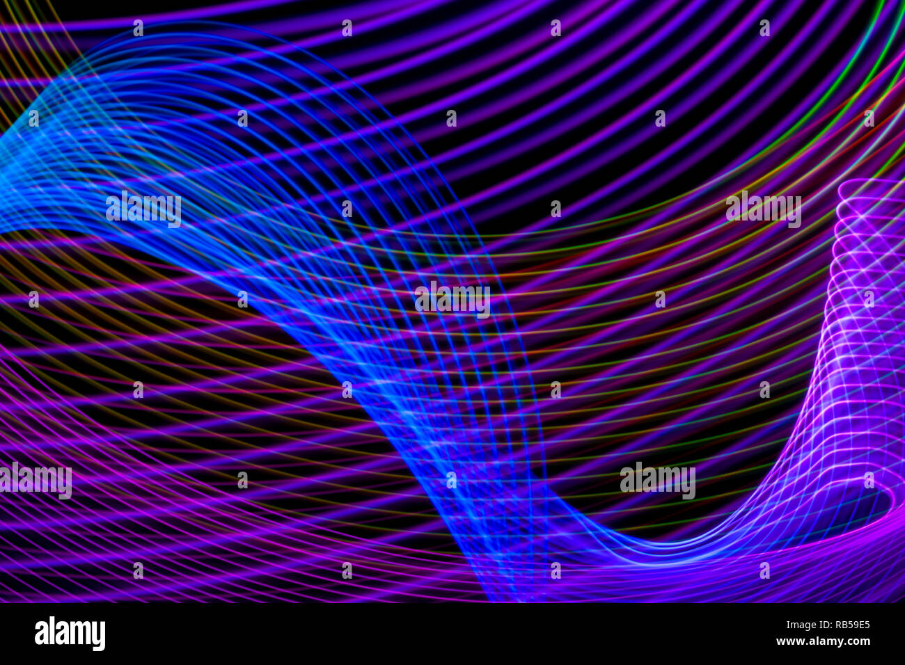 Zusammenfassung Hintergrund In Blau Pink Und Lila Streifen Das Konzept Der Geometrischen Asthetik Stockfotografie Alamy