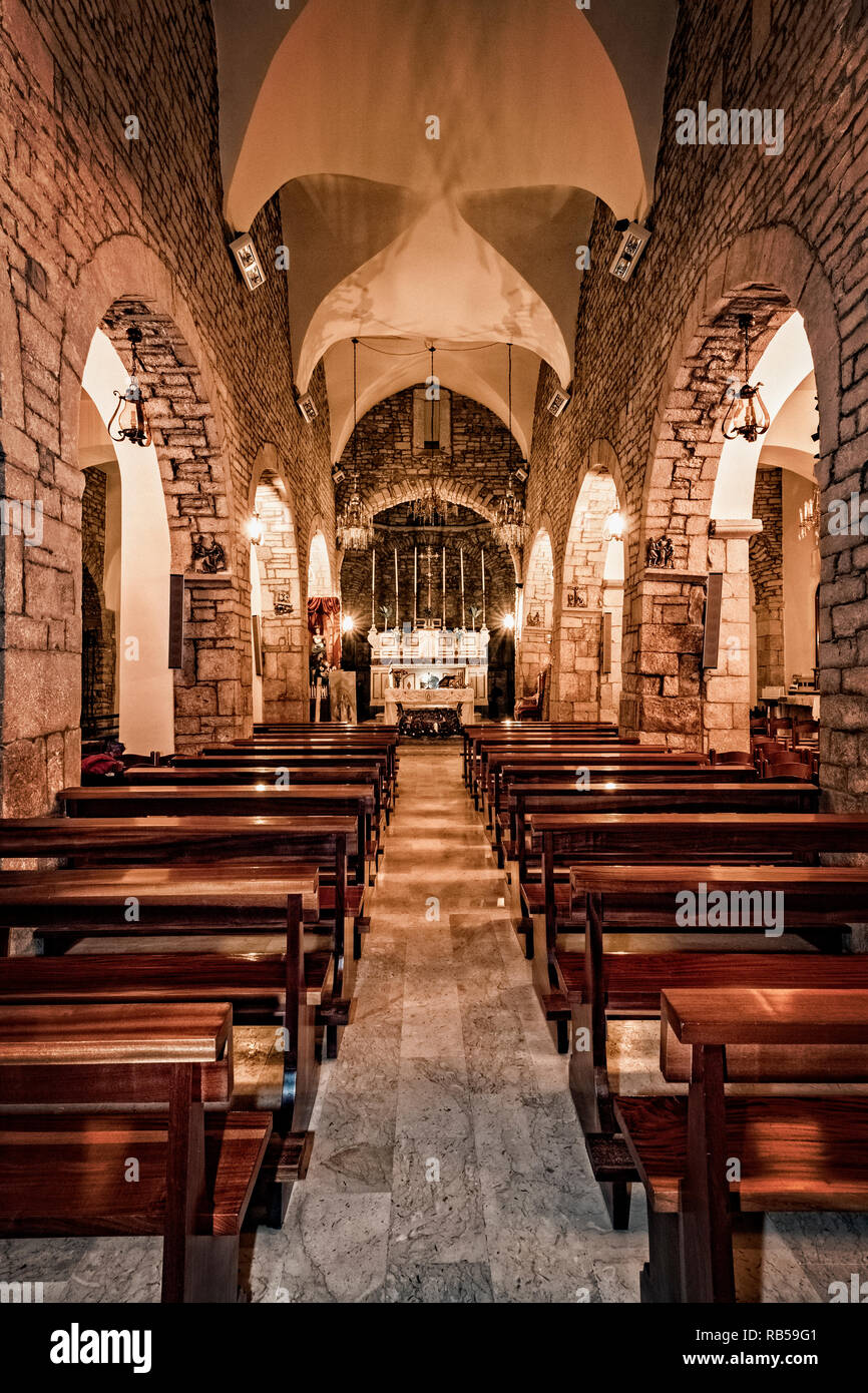Italien Basilikata Vaglio Mutter Kirche des Heiligen Apostels Petrus Stockfoto